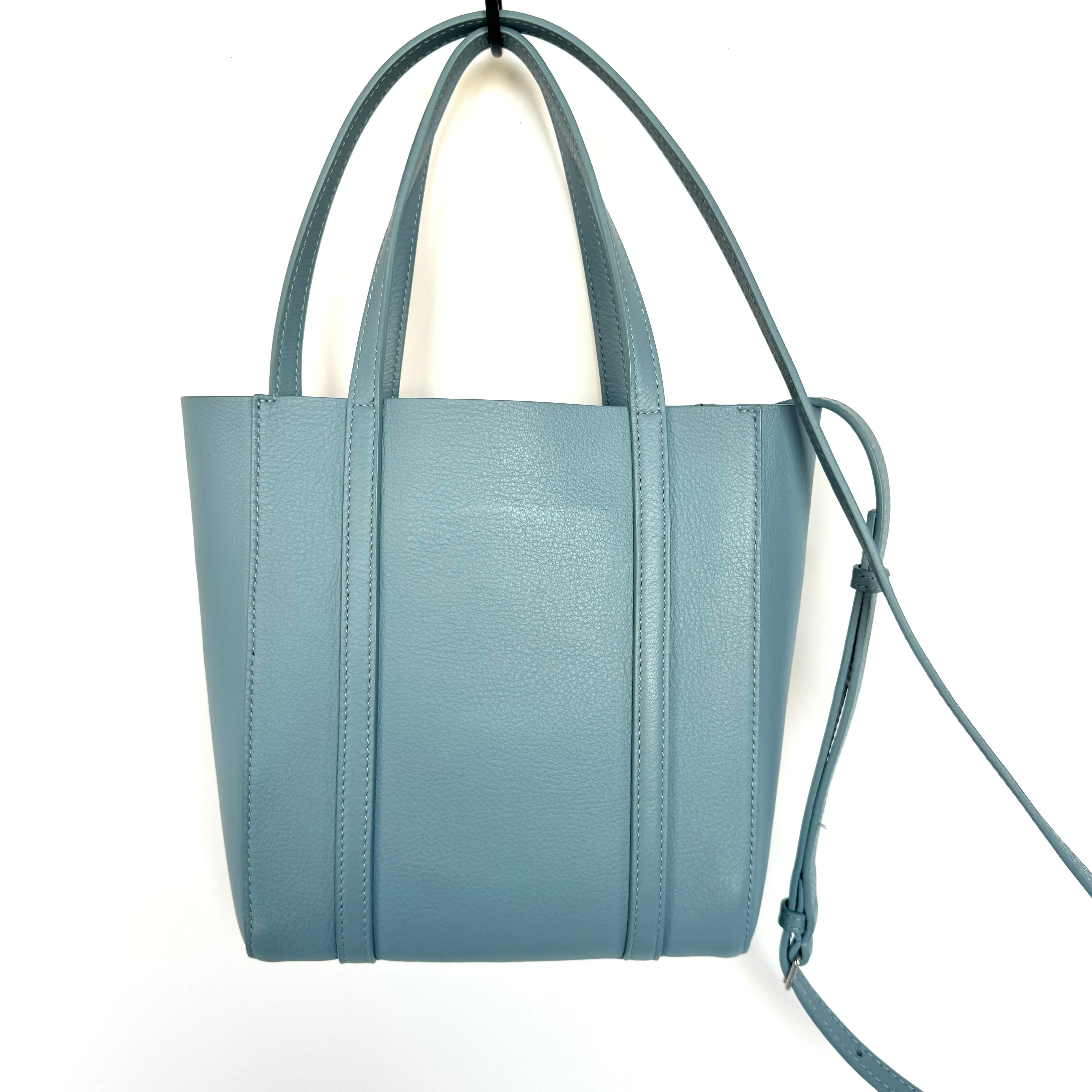 【美品・希少】バレンシアガ エブリデイトートバッグ XXS ライトブルー