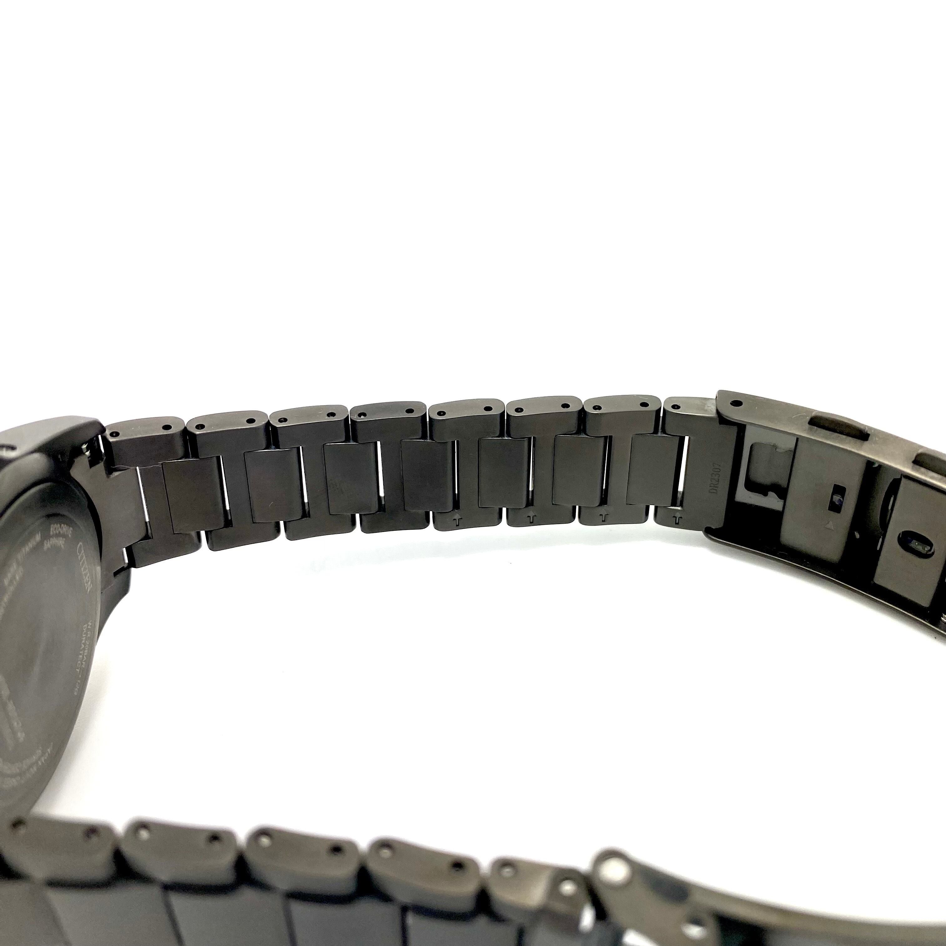 【ほぼ未使用】シチズン プロマスター LANDシリーズ AT6085-50E H100?R014749 電波ソーラー スーパーチタニウム デイデイト 黒