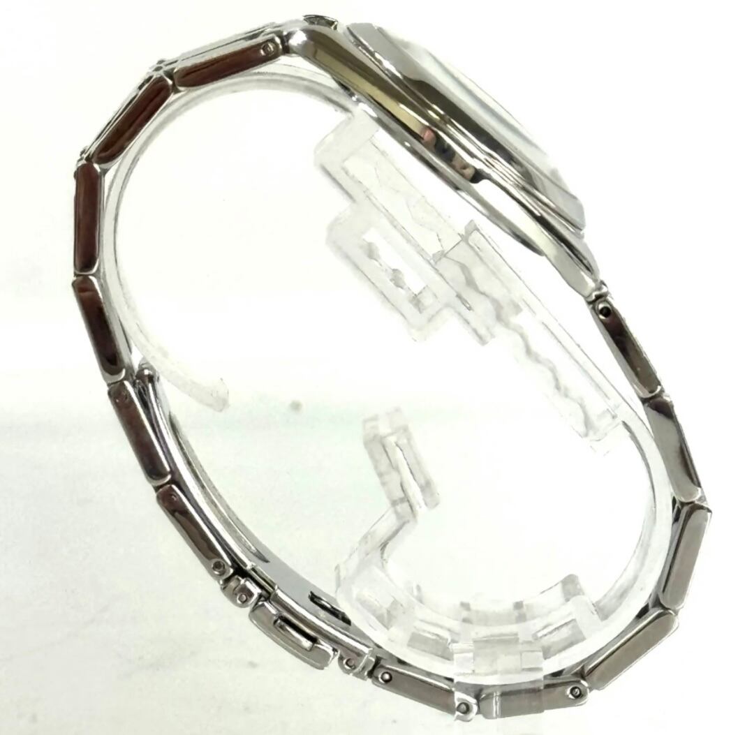 バレンチノ CLAUDIO VALENTINO クォーツ デイデイト ブルー ラインストーン