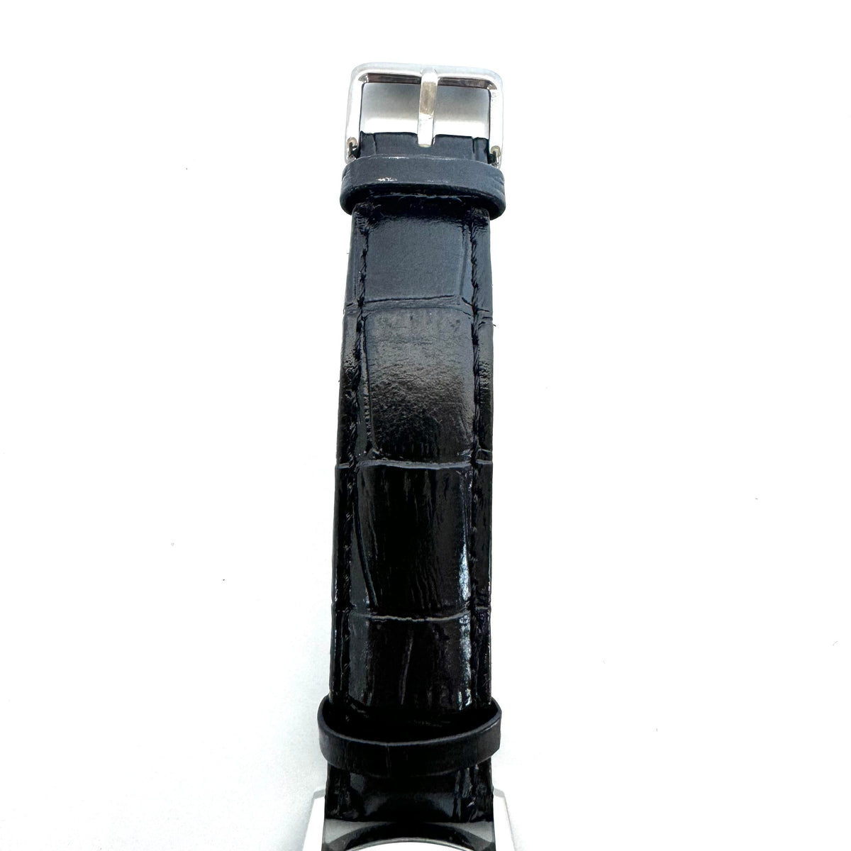 【美品・電池交換済】クロス CROSS CR9057−03 クォーツ 赤 デイト表示 革ベルト