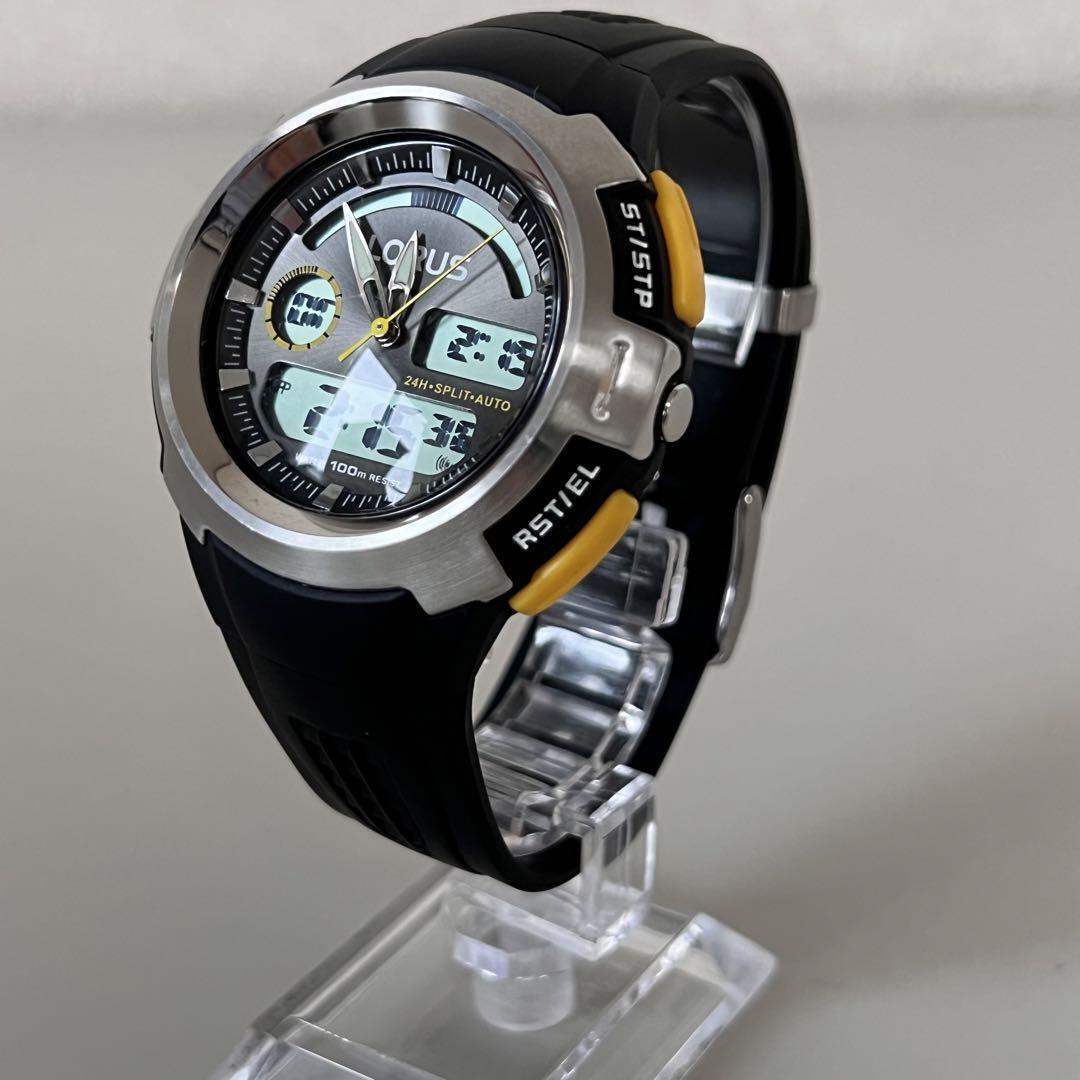 セイコー LORUS アナデジ クォーツ ラバー