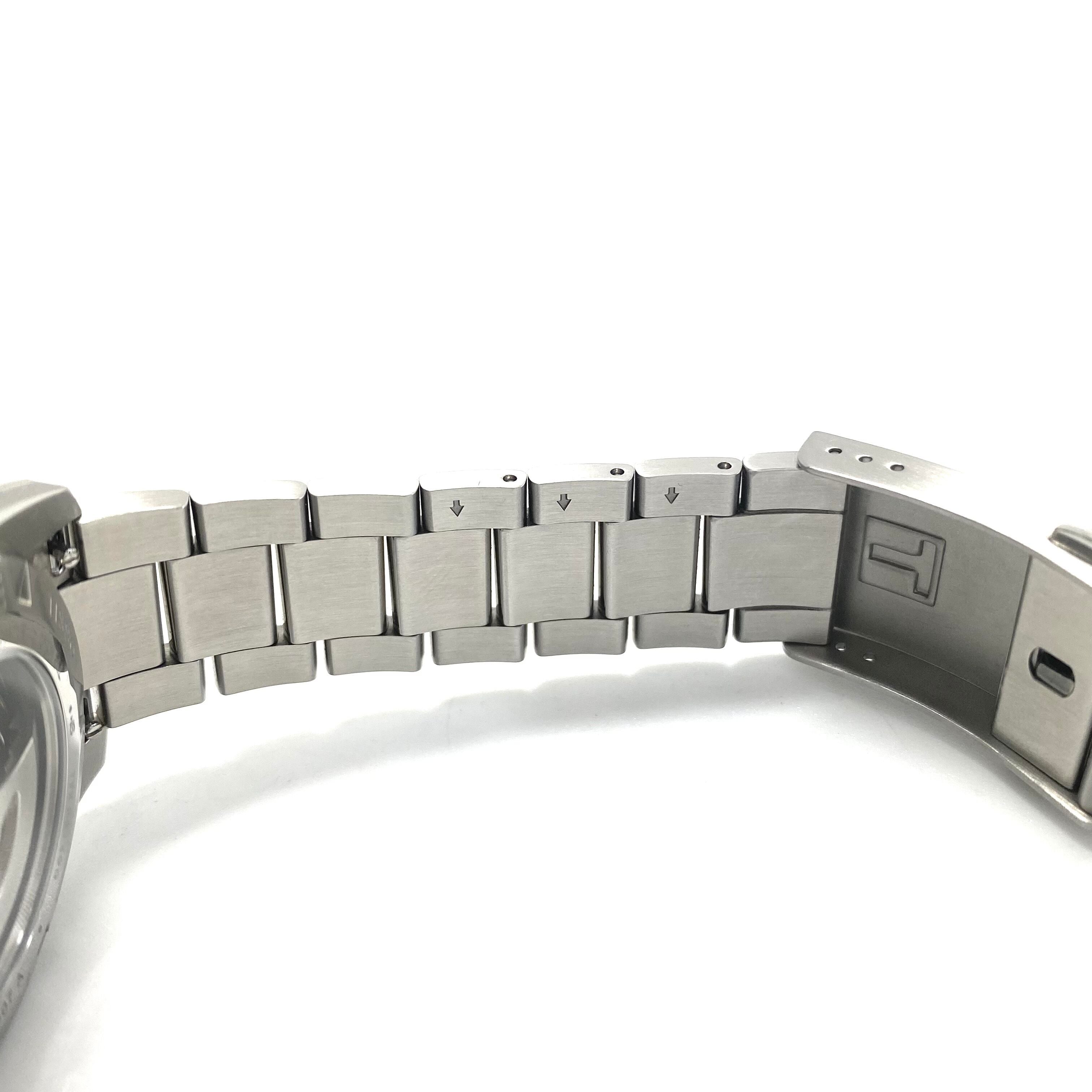 【美品】中古 腕時計 メンズ ティソ TISSOT シースター1000 パワーマティック80 T120807A 自動巻 黒 デイト表示 裏スケ 30気圧防水