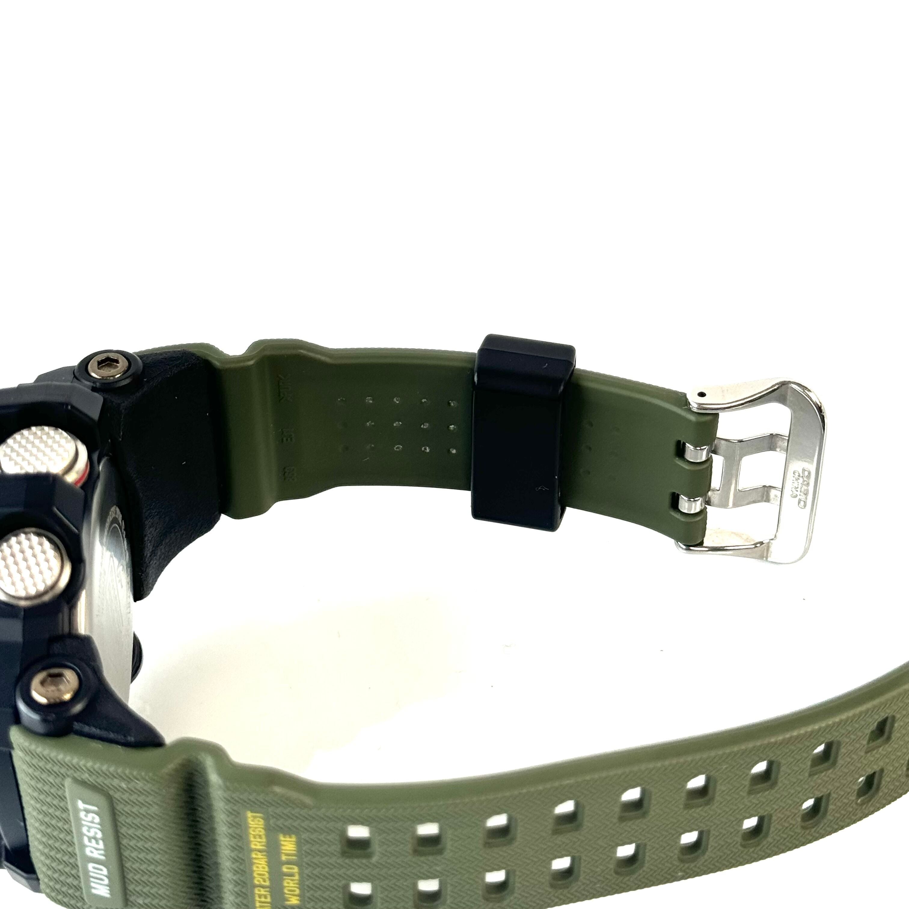 【美品】カシオ G-SHOCK ジーショック MASTER OF G?LAND マッドマスター GG-1000-1A3JF クォーツ アナデジ 黒 樹脂ベルト