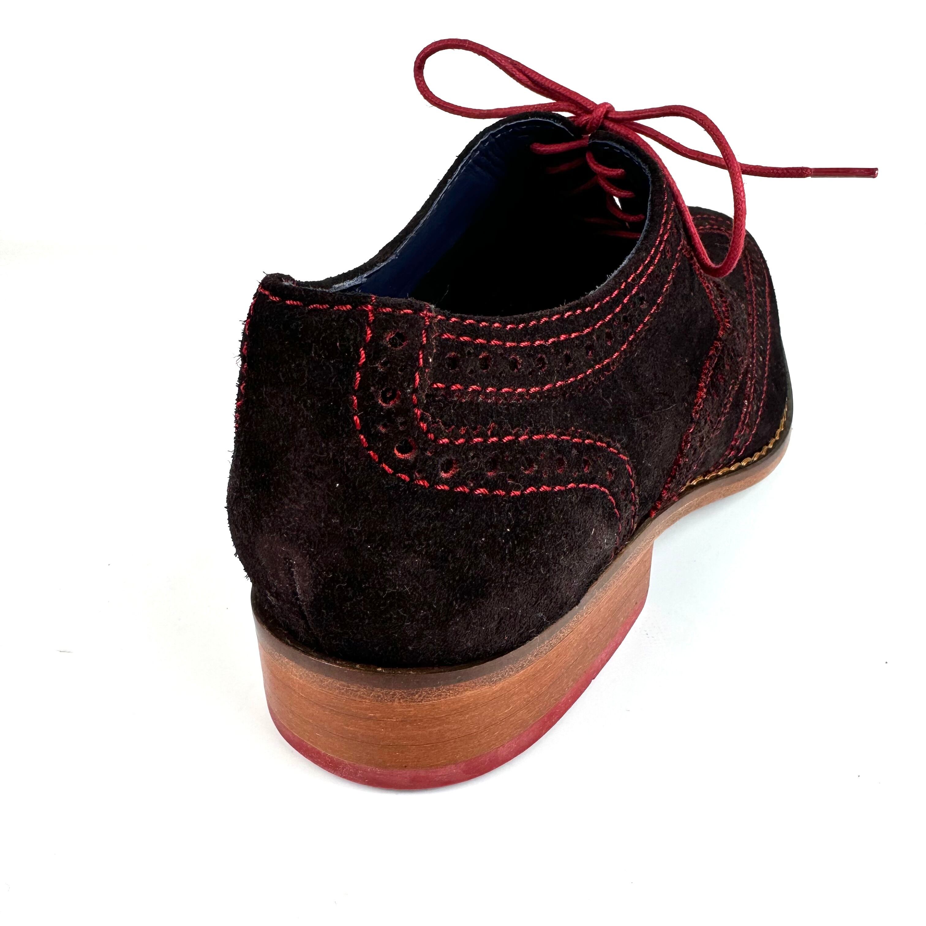 【ほぼ未使用】コールハーン ナイキエアー ウィングチップ スエード ブラウン