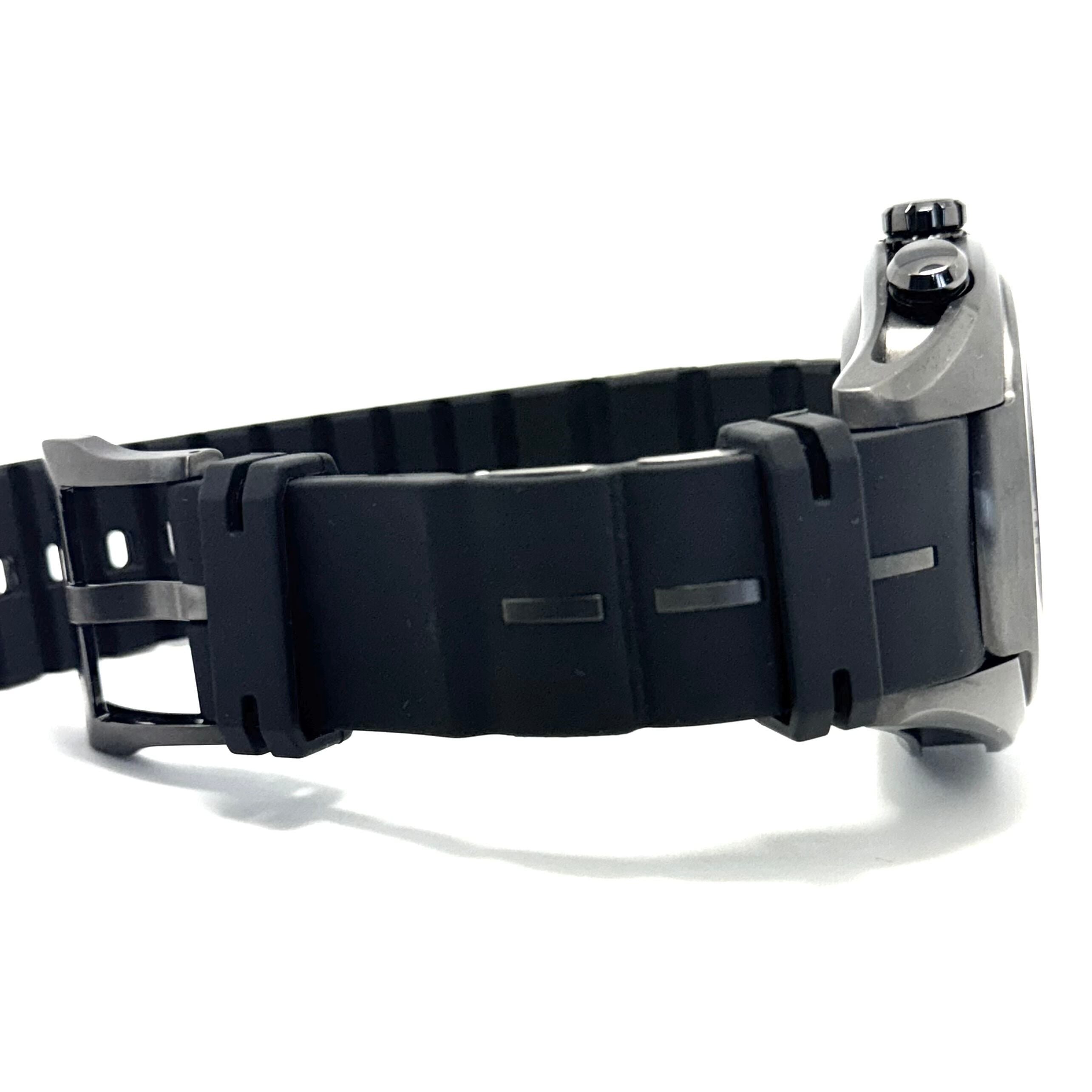 【美品】シチズン CITIZEN サテライトウェーブ Satellite Wave CC1076-02E H909-S085012 電波ソーラー チタニウム 黒 デイト表示 ラバーベルト