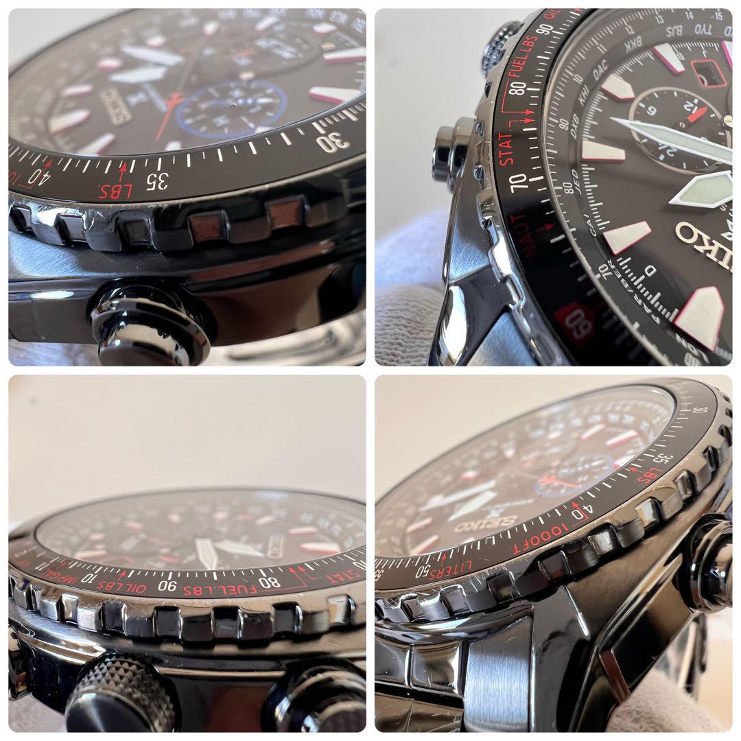 セイコー プロスペックス パトリオットジェットチーム 限定 電波ソーラー 黒