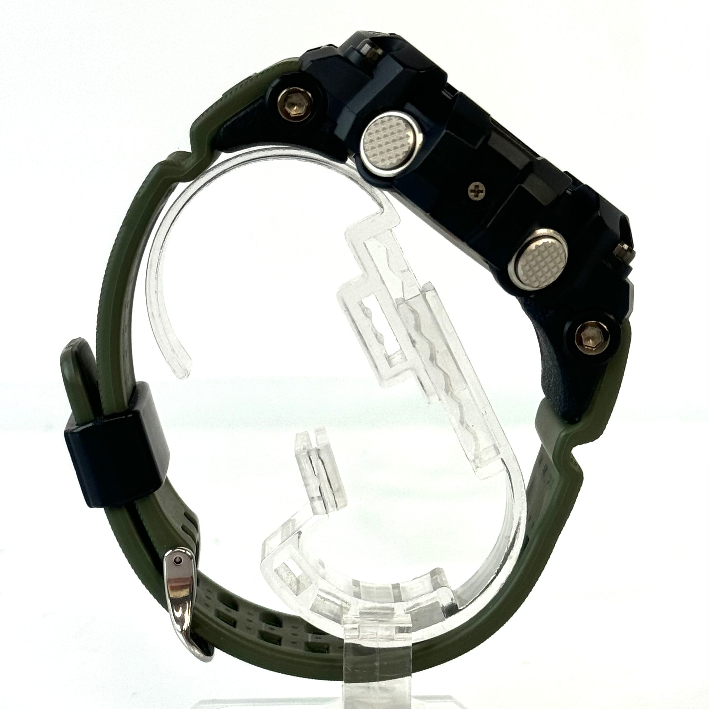 【美品】カシオ G-SHOCK ジーショック MASTER OF G?LAND マッドマスター GG-1000-1A3JF クォーツ アナデジ 黒 樹脂ベルト