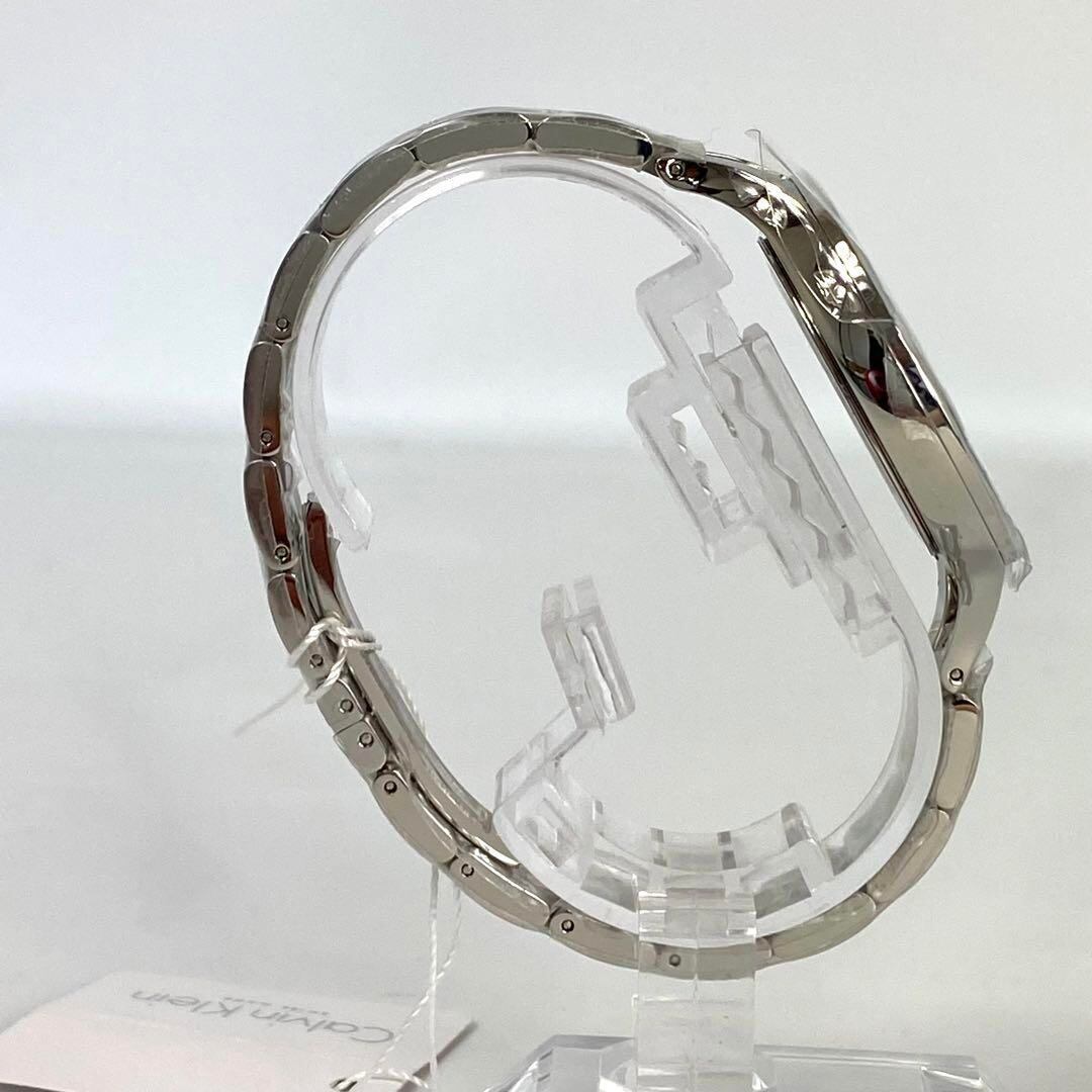 【未使用】カルバンクライン グラフィック クォーツ 黒 ラウンドフェイス 2針