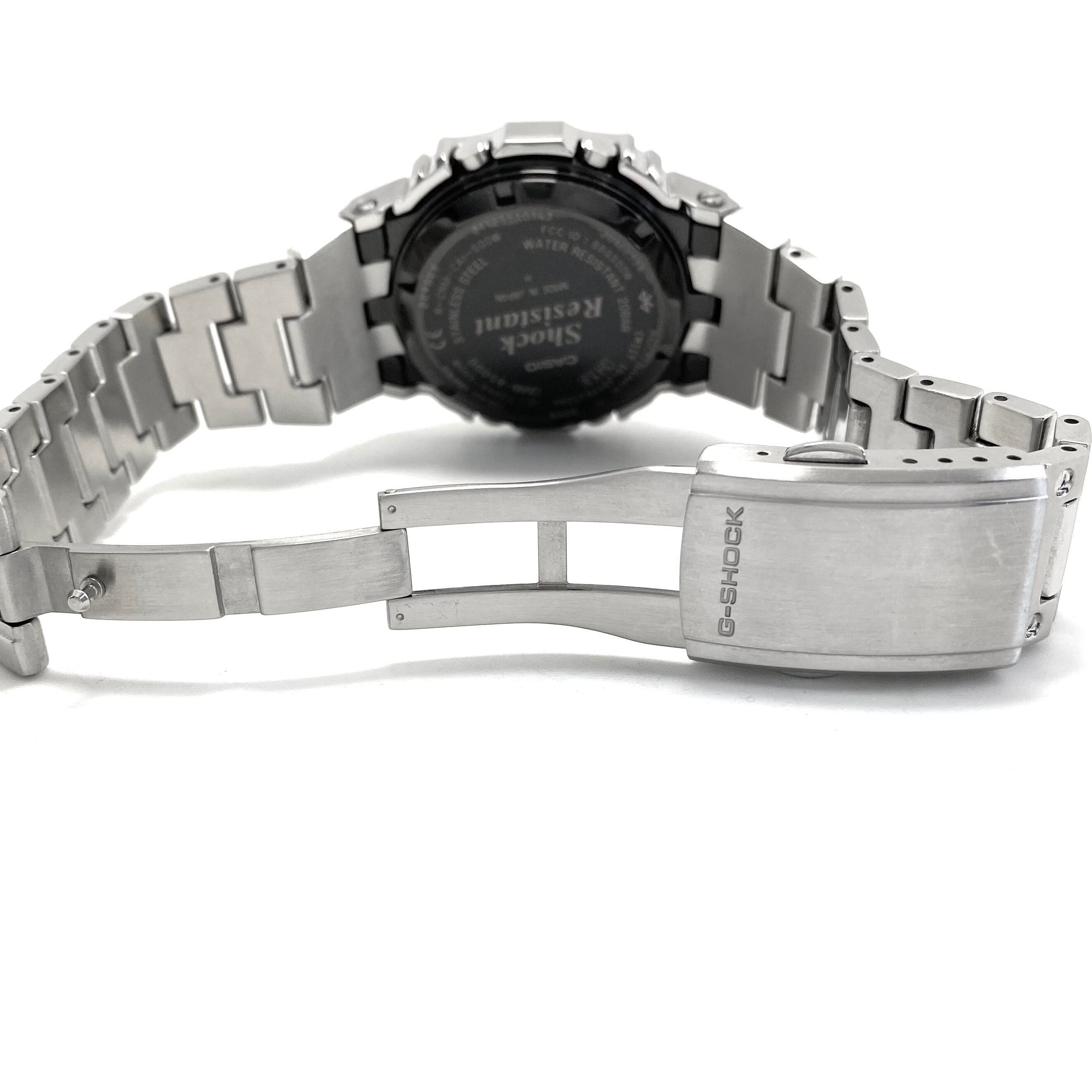 腕時計 メンズ カシオ G-SHOCK ジーショック GMW-B5000D-1JF 5000シリーズ フルメタル モバイルリンク スクエア デジタル 電波ソーラー 20気圧防水