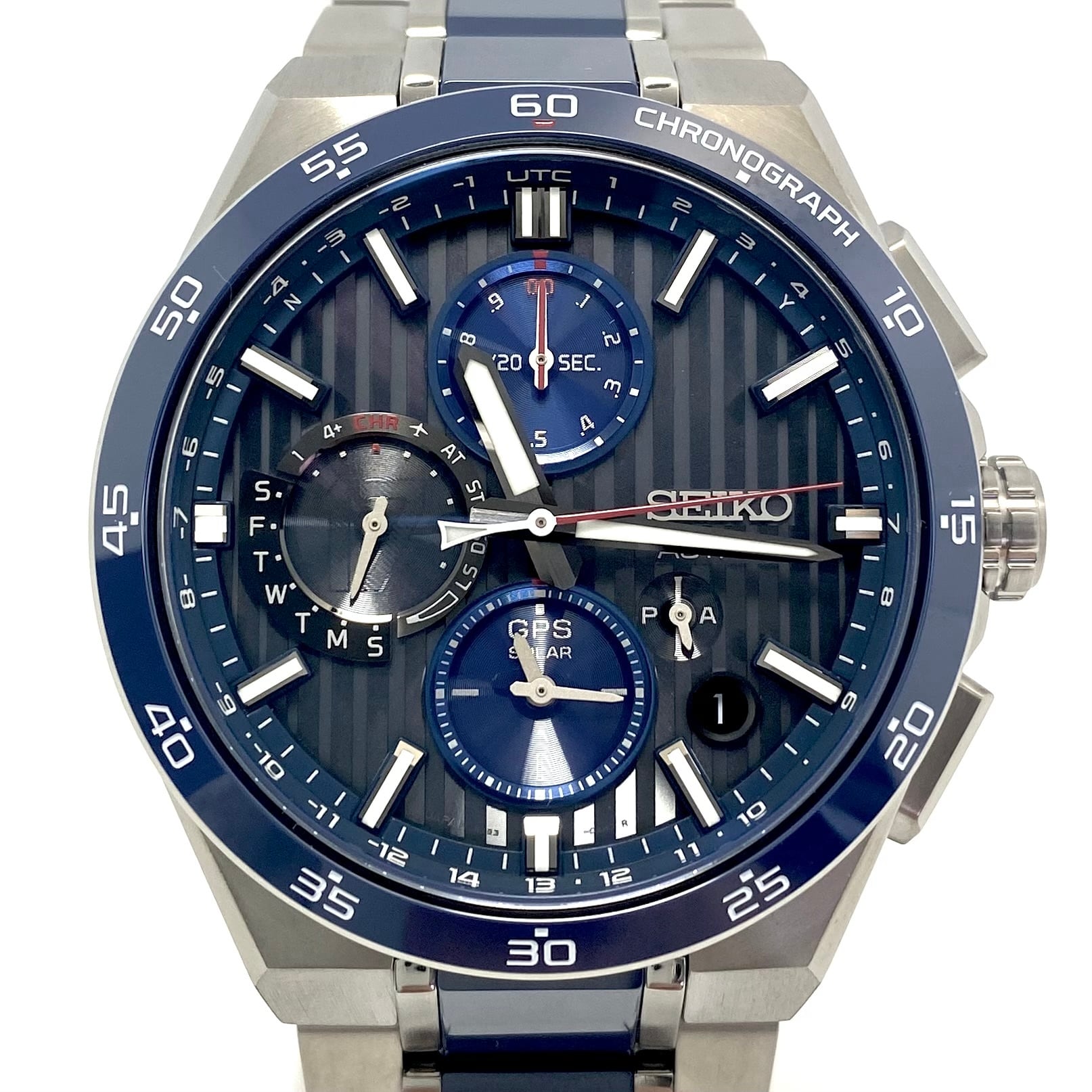 【ほぼ未使用・希少品】腕時計 メンズ セイコー アストロン ネクスター SBXC165 大谷翔平 ボブルヘッド 2024年限定モデル 国内限定1700本 GPSソーラー 黒 デイト表示 10気圧防水 チタニウム