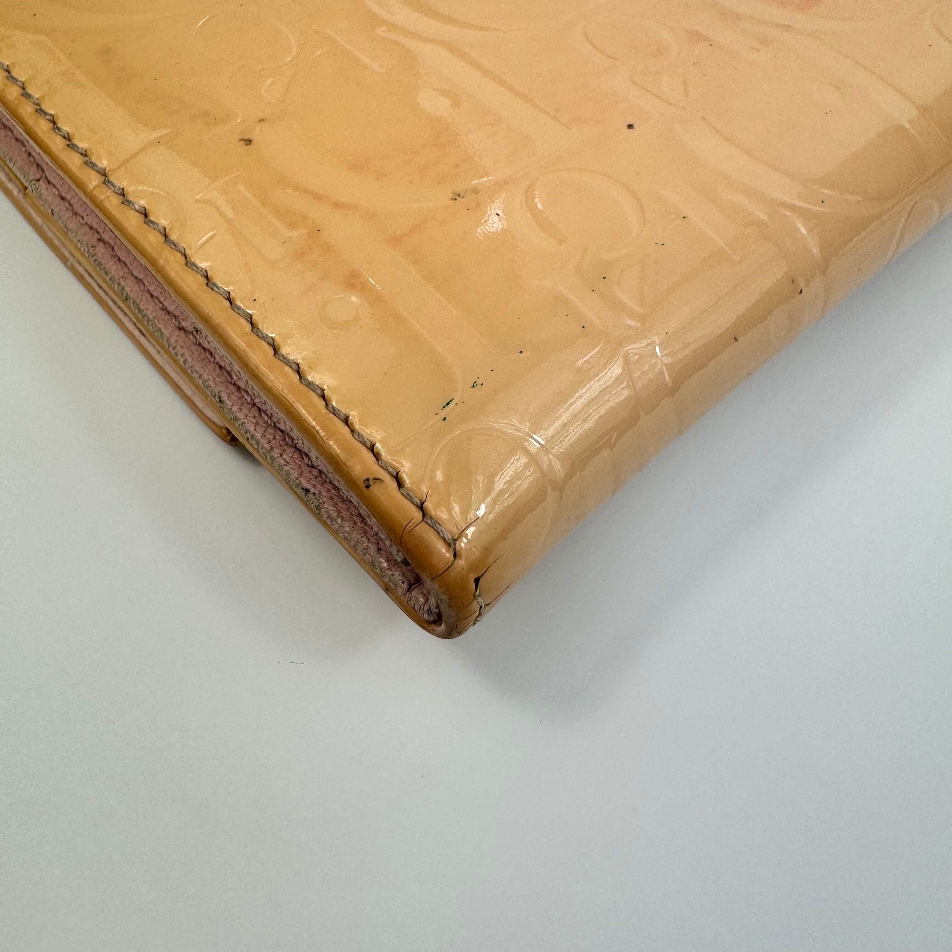 クリスチャンディオール ロングウォレット アルティメット エナメルトロッター ライトピンク