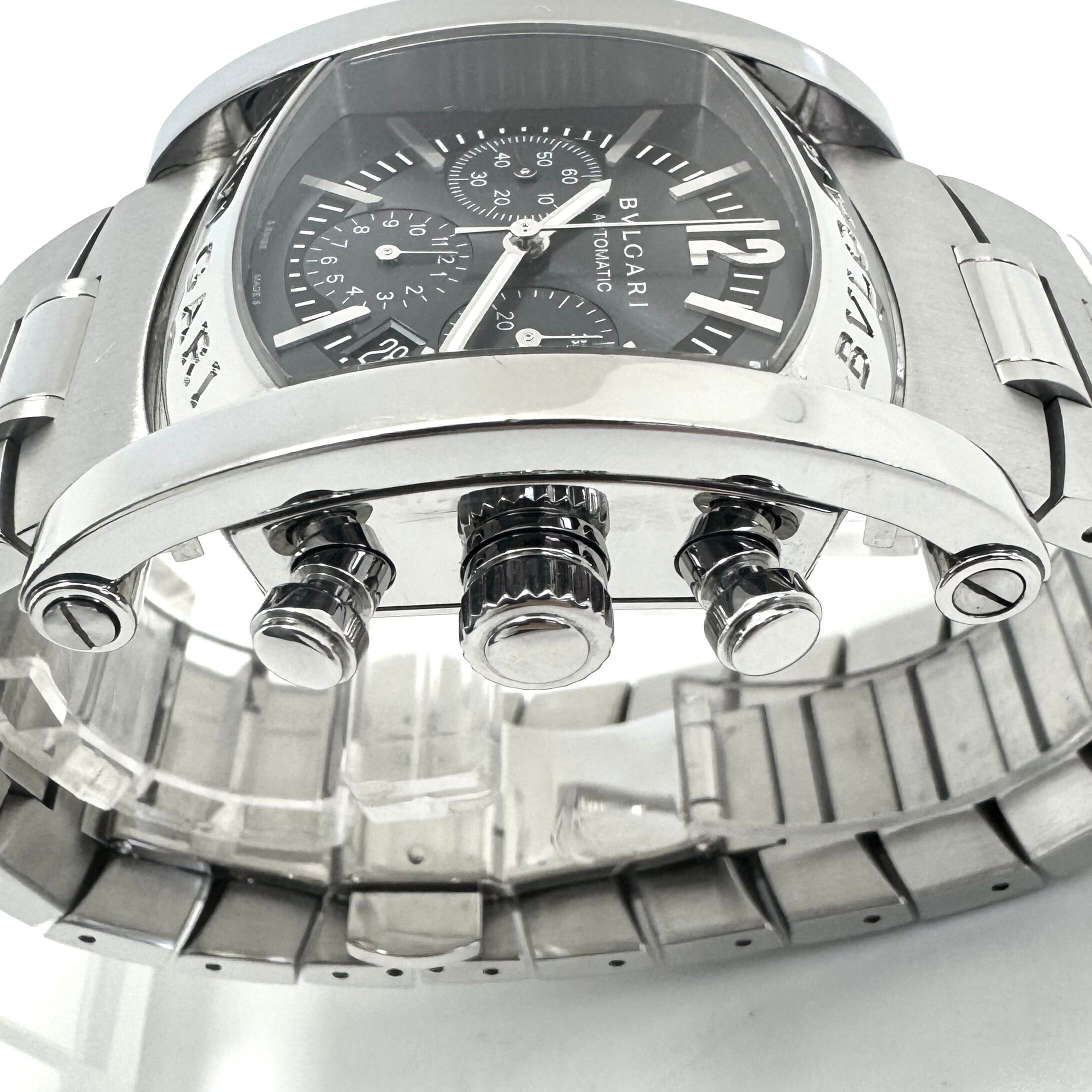 【希少】メンズ 腕時計 ブルガリ BVLGARI アショーマ AA44SCH