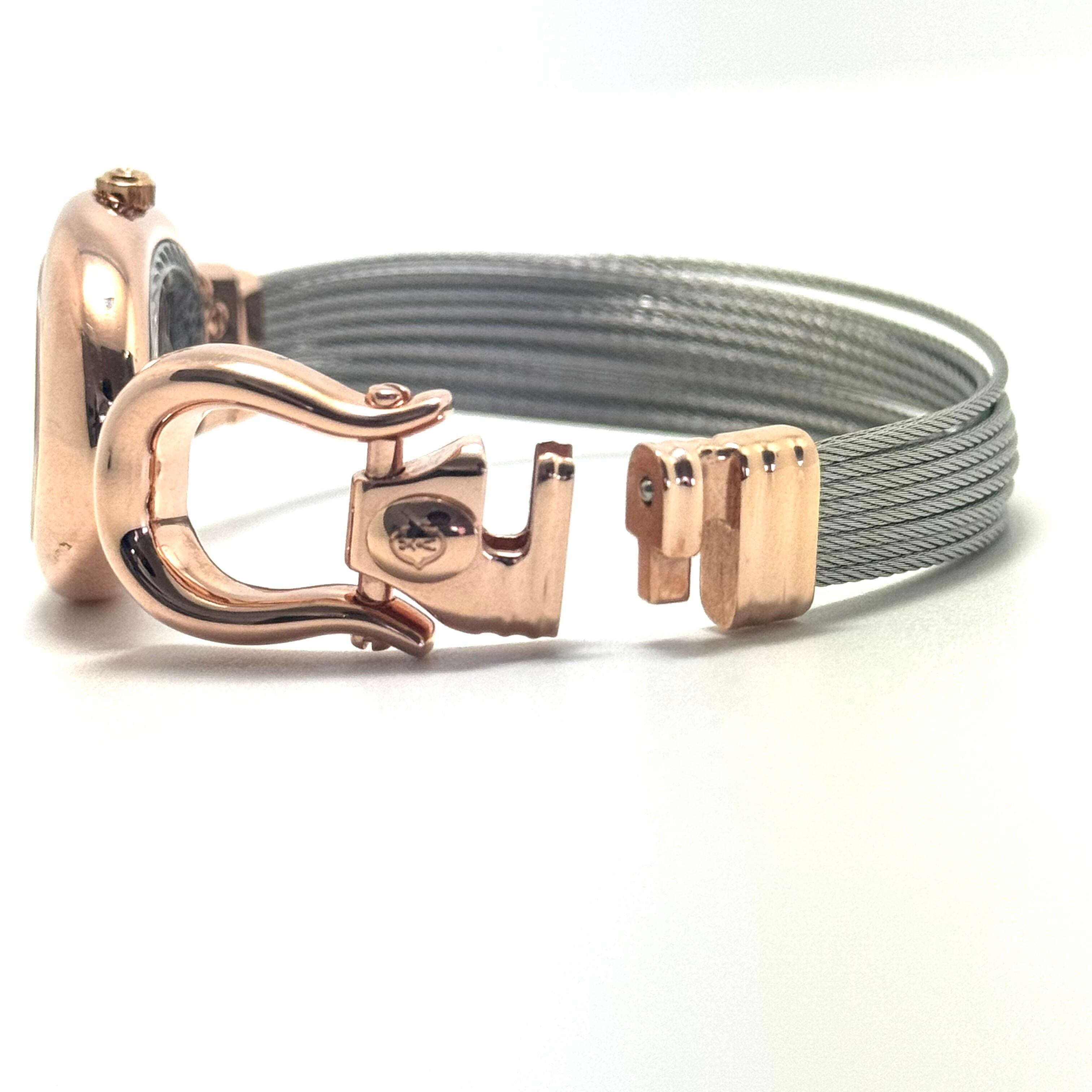 シャリオール CHARRIOL マリーオルガ MARIE OLGA MOY.570.002 クォーツ シェル ピンクゴールド レディース