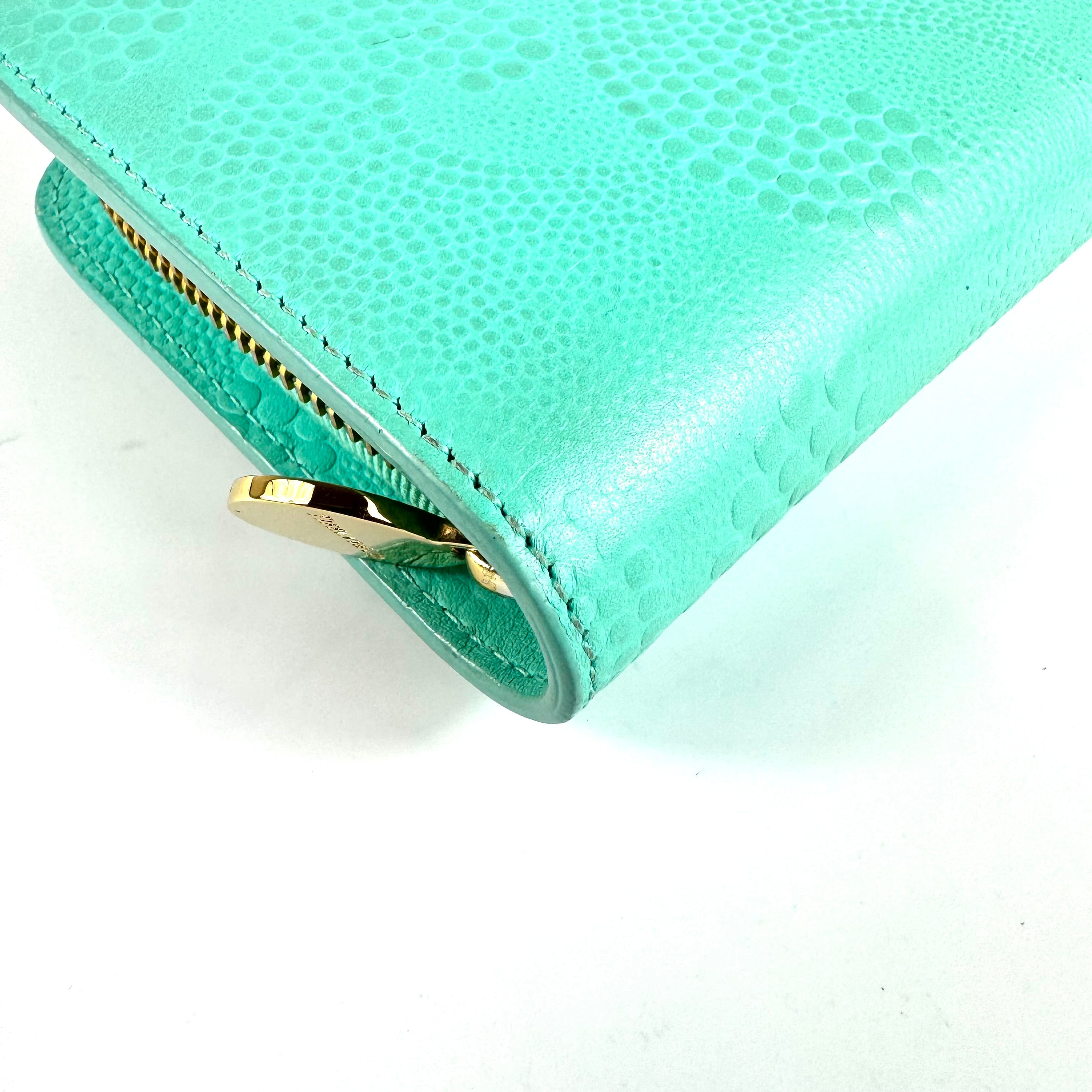 ティファニー 財布 レクタンギュラー ミニウォレット コインケース ティファニーブルー レザー