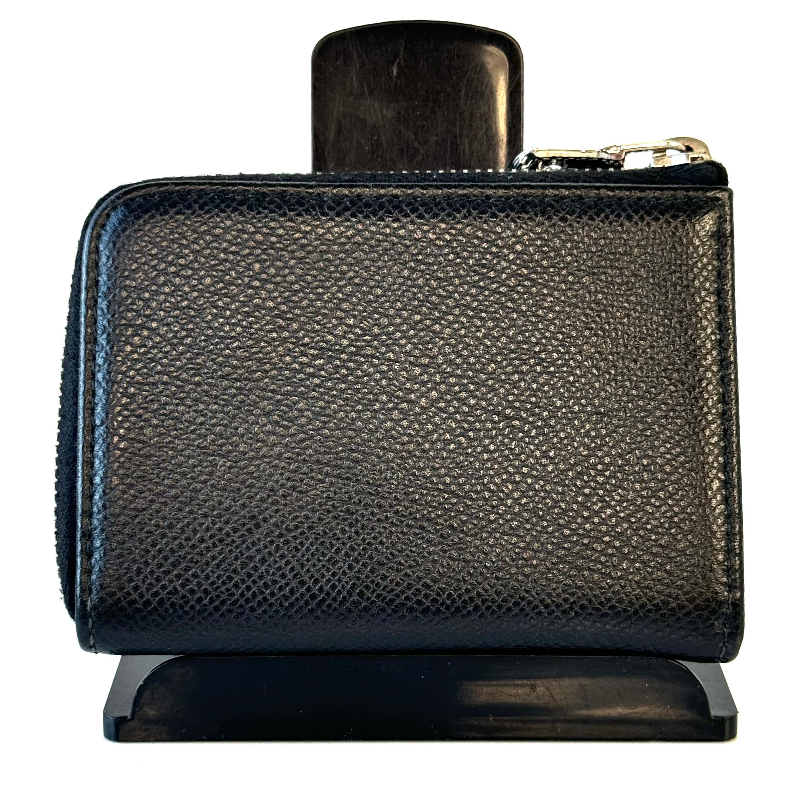 【美品】ドルチェアンドガッバーナ コインケース レザー シルバー金具 黒