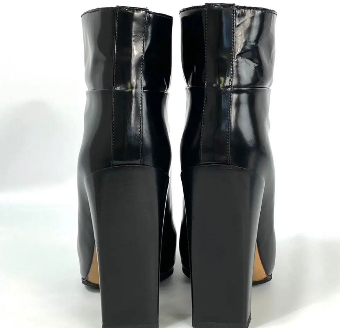 クロエ ChIoe ショートブーツ ブラック 37 カーフ