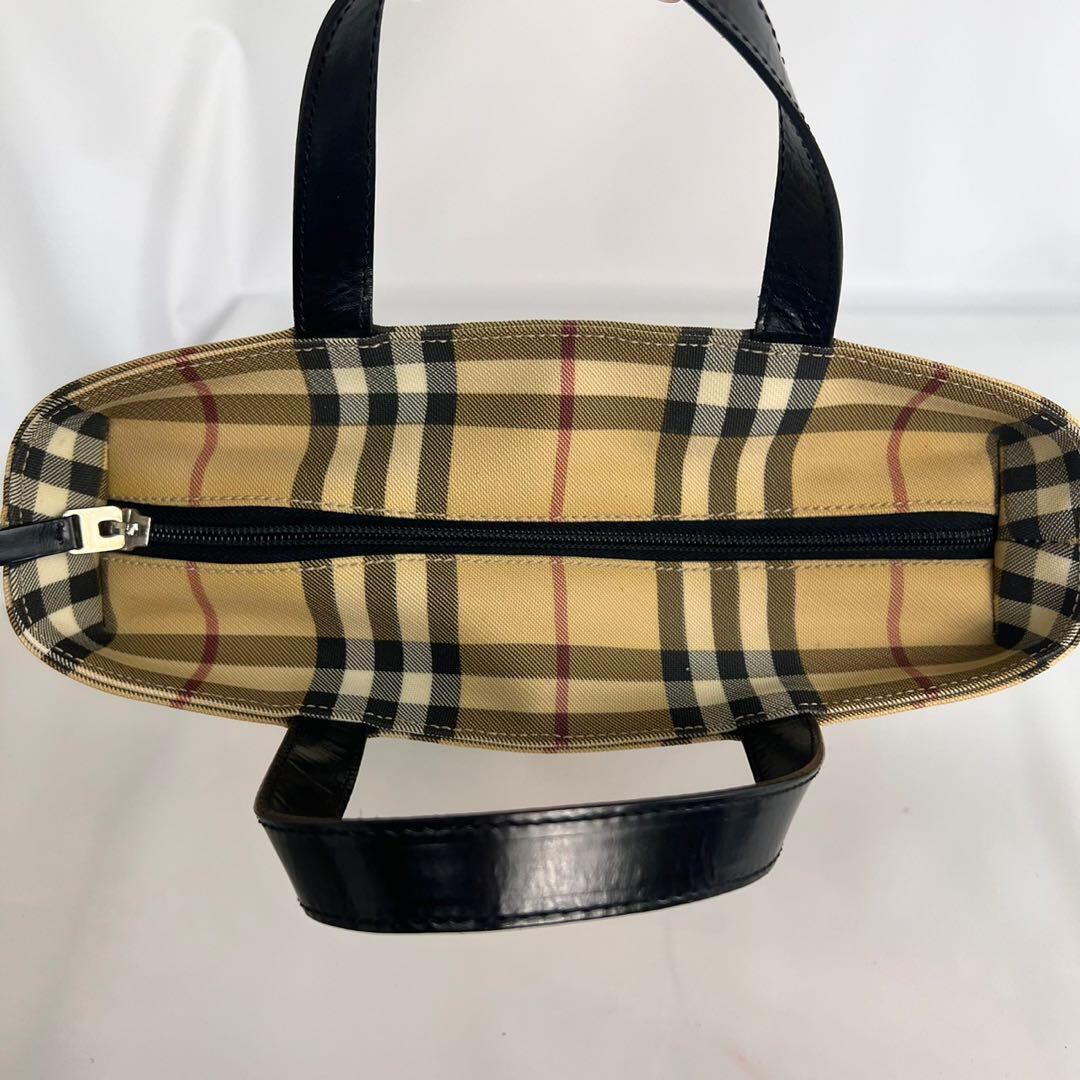 バーバリー Burberry ノバチェック トートバック PVC×レザー