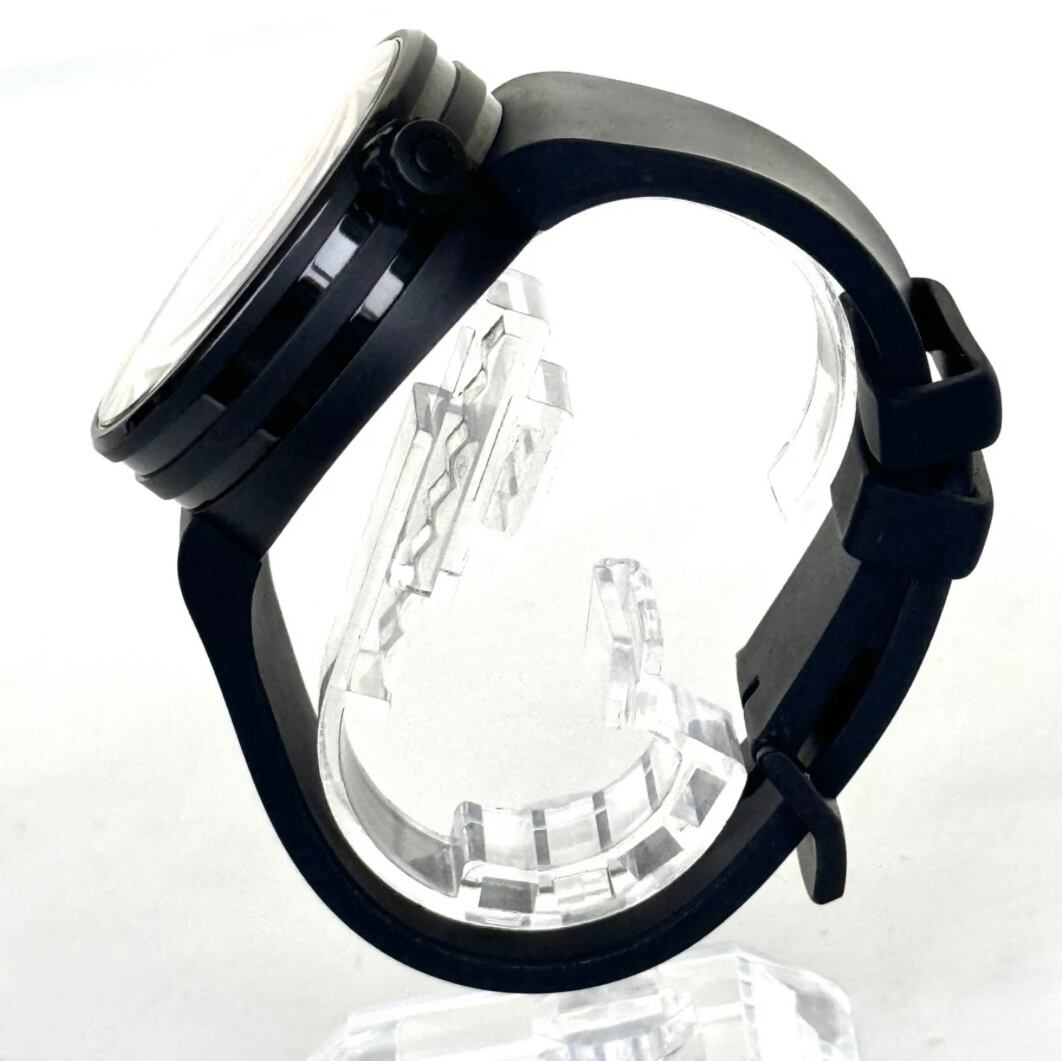 【希少】メカニケヴェローチ ドゥエヴァルヴォレ 世界250本限定 自動巻 2タイムゾーン オレンジ ラバー デイト表示