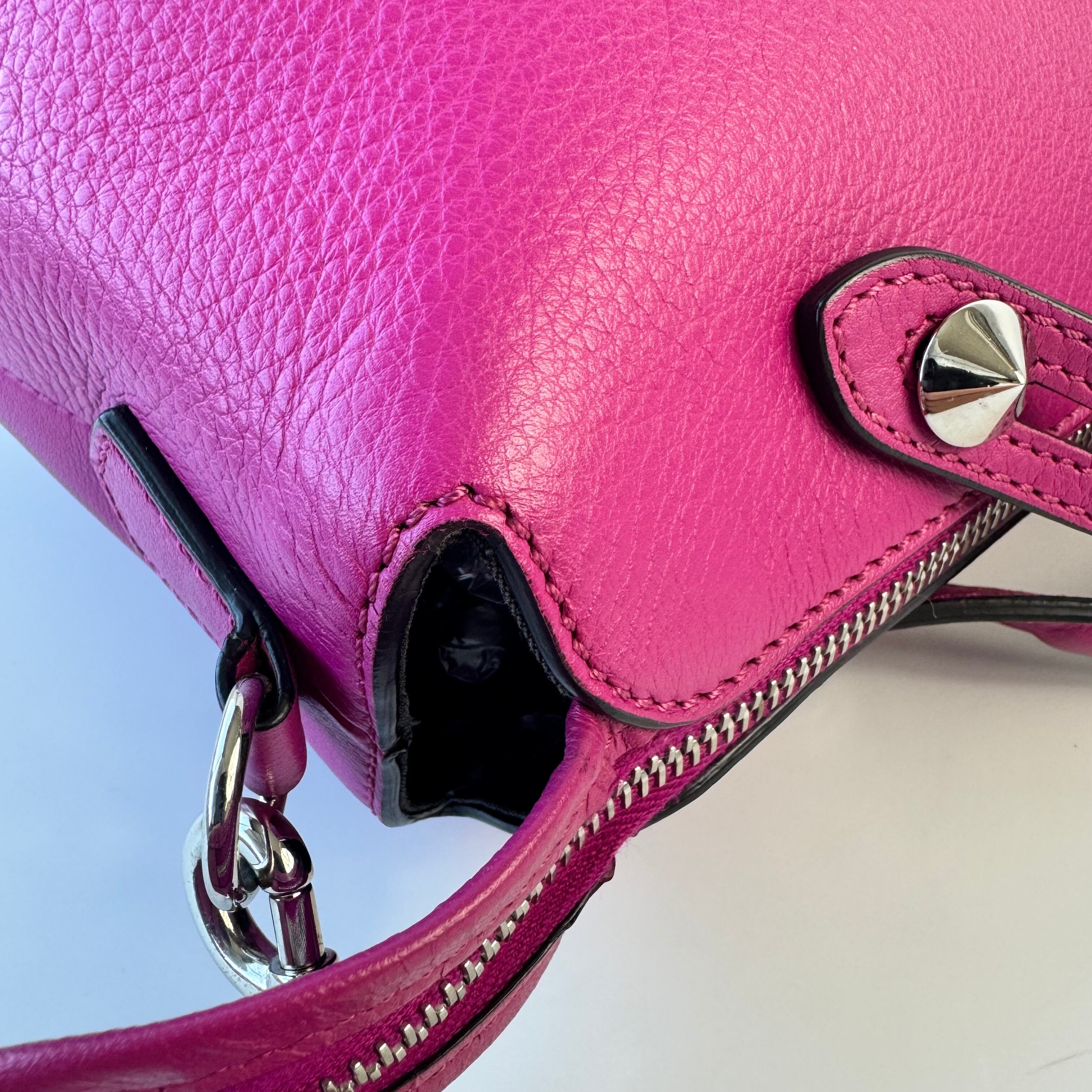 【美品】フェンディ バイザウェイ ハンドバッグ ミディアム 2WAY パープル