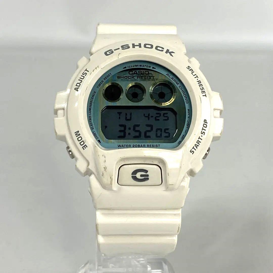 カシオ　Gショック　デジタル　クォーツ　白　ラバー