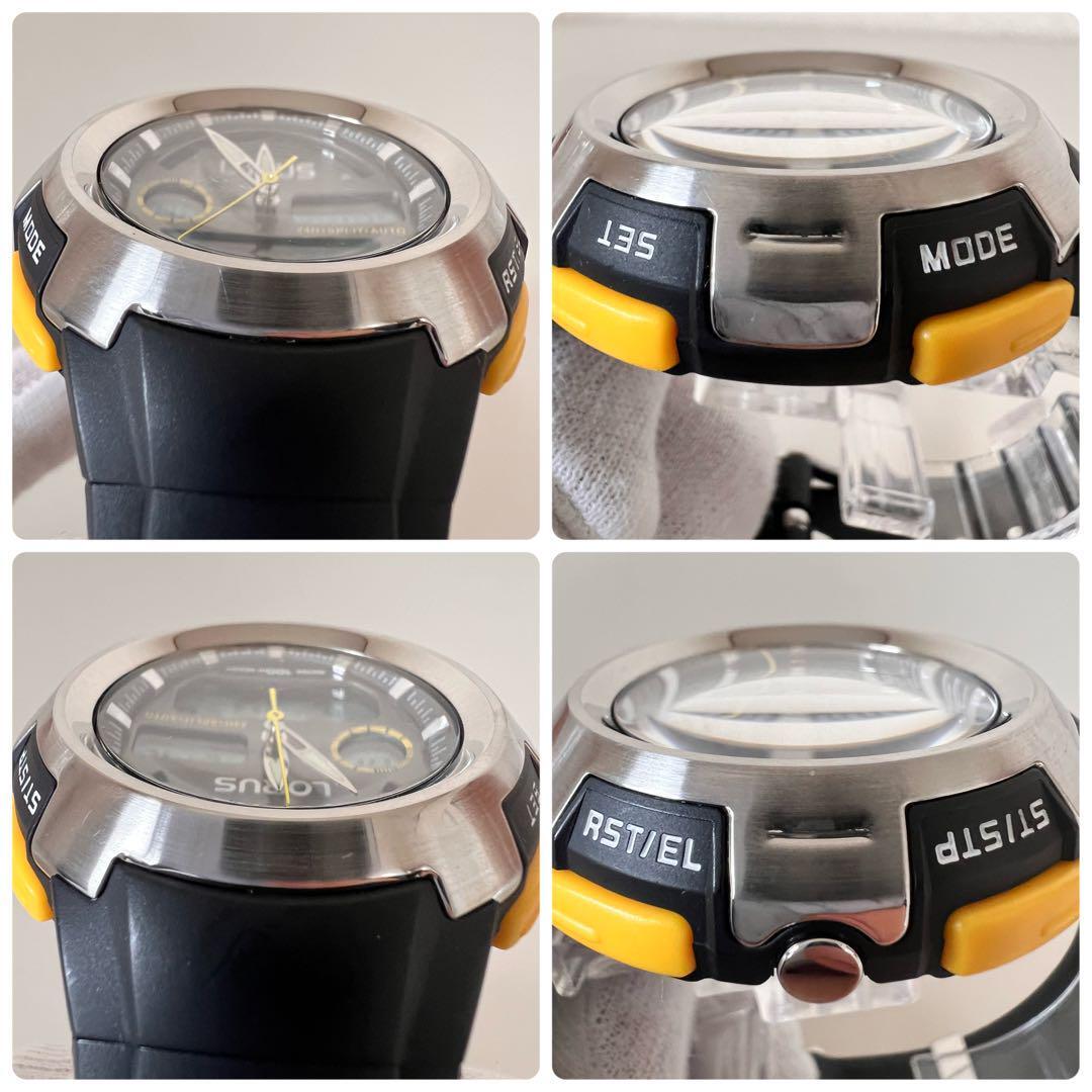 セイコー　LORUS  アナデジ　クォーツ　ラバー