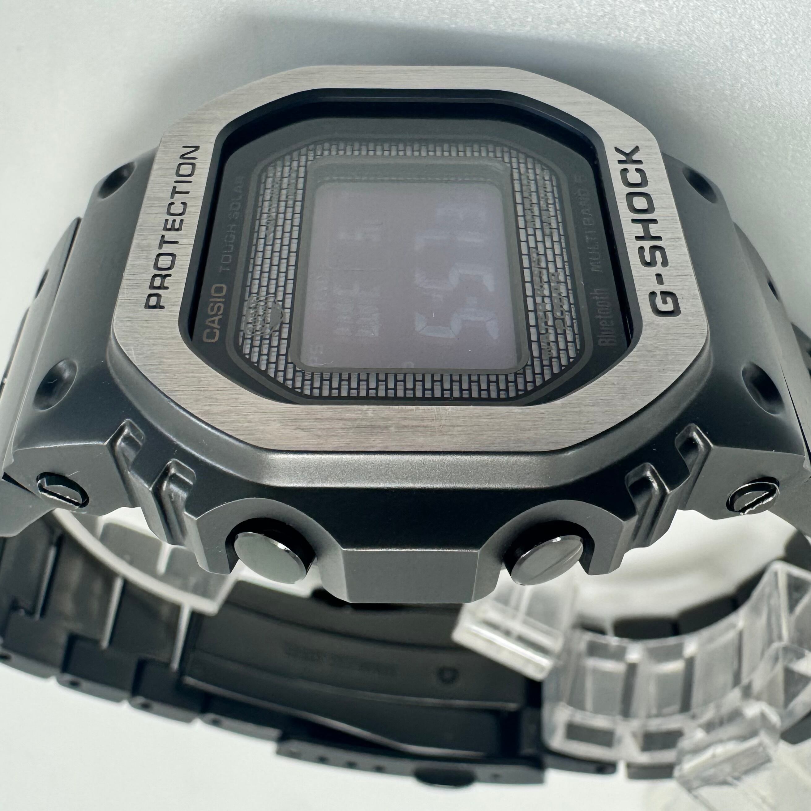 カシオ　ジーショック　G-SHOCK　GMW-B5000MB-1JF　フルメタル　電波ソーラー　モバイルリンク　スクエア　デジタル