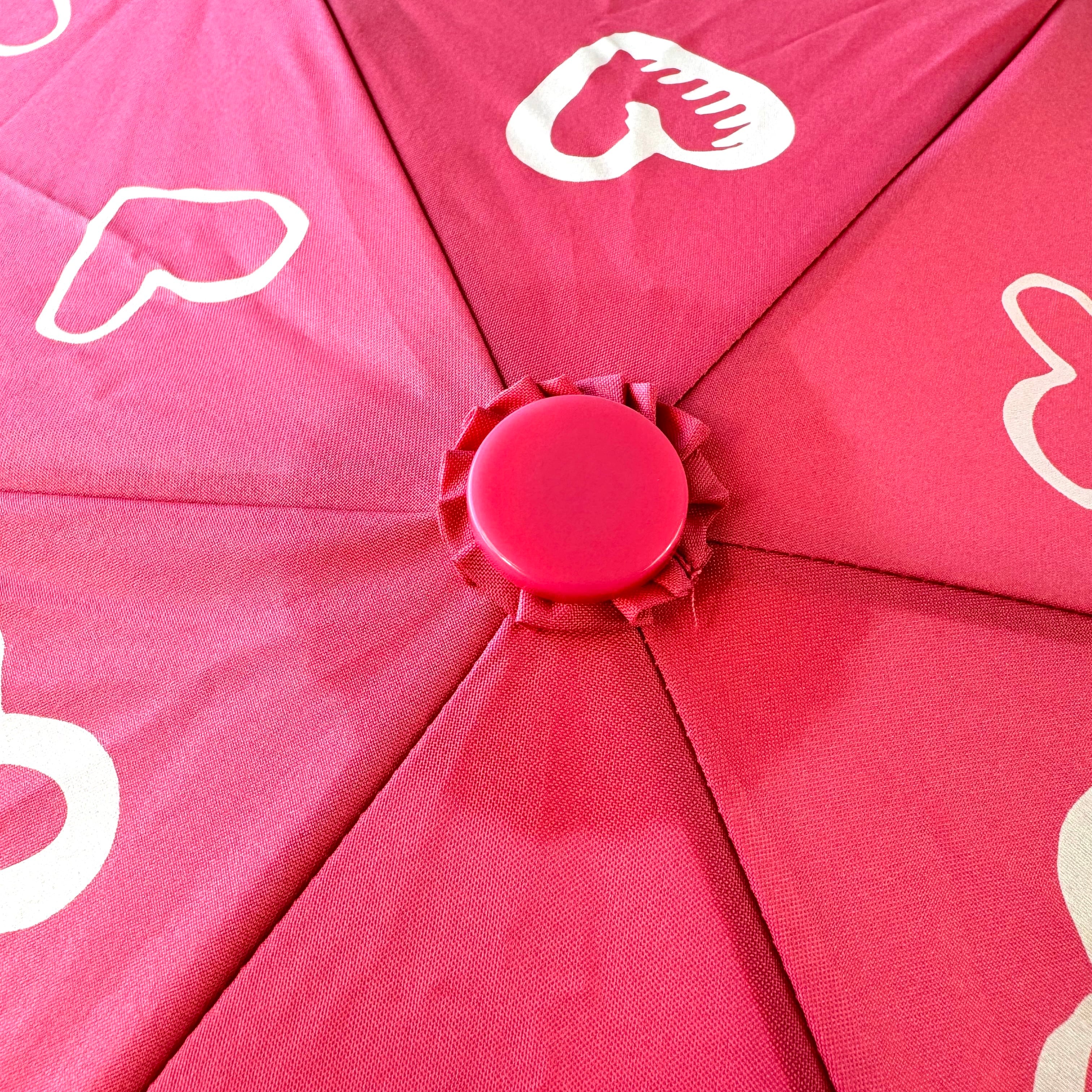 【美品】コーチ　折り畳み傘　ノベルティ　日傘　ピンク　POPPY