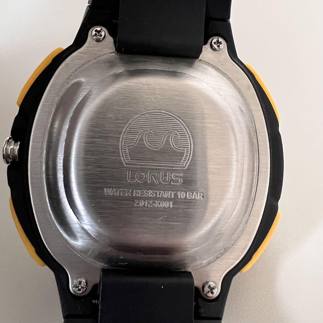 セイコー　LORUS  アナデジ　クォーツ　ラバー