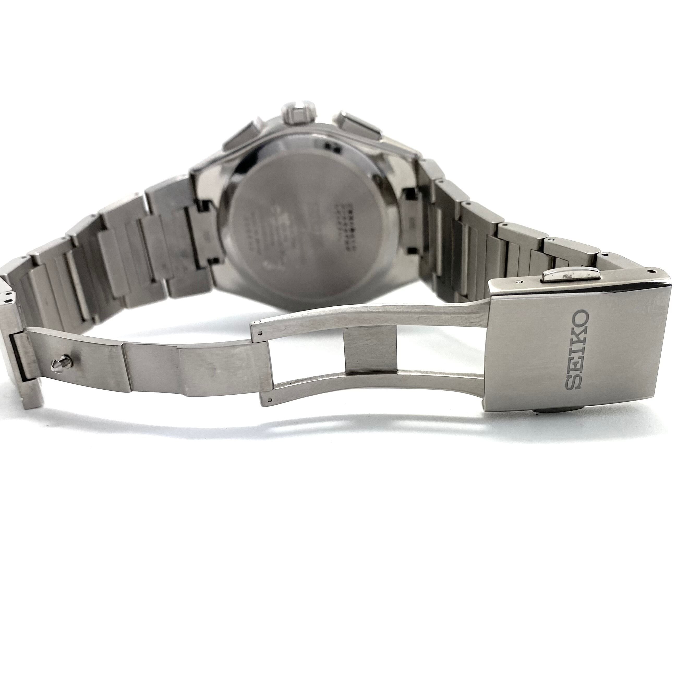 【美品】セイコー　アストロン　ネクスター　SBXY053　8B63-0BD0　チタニウム　GPSソーラー　ネイビー　