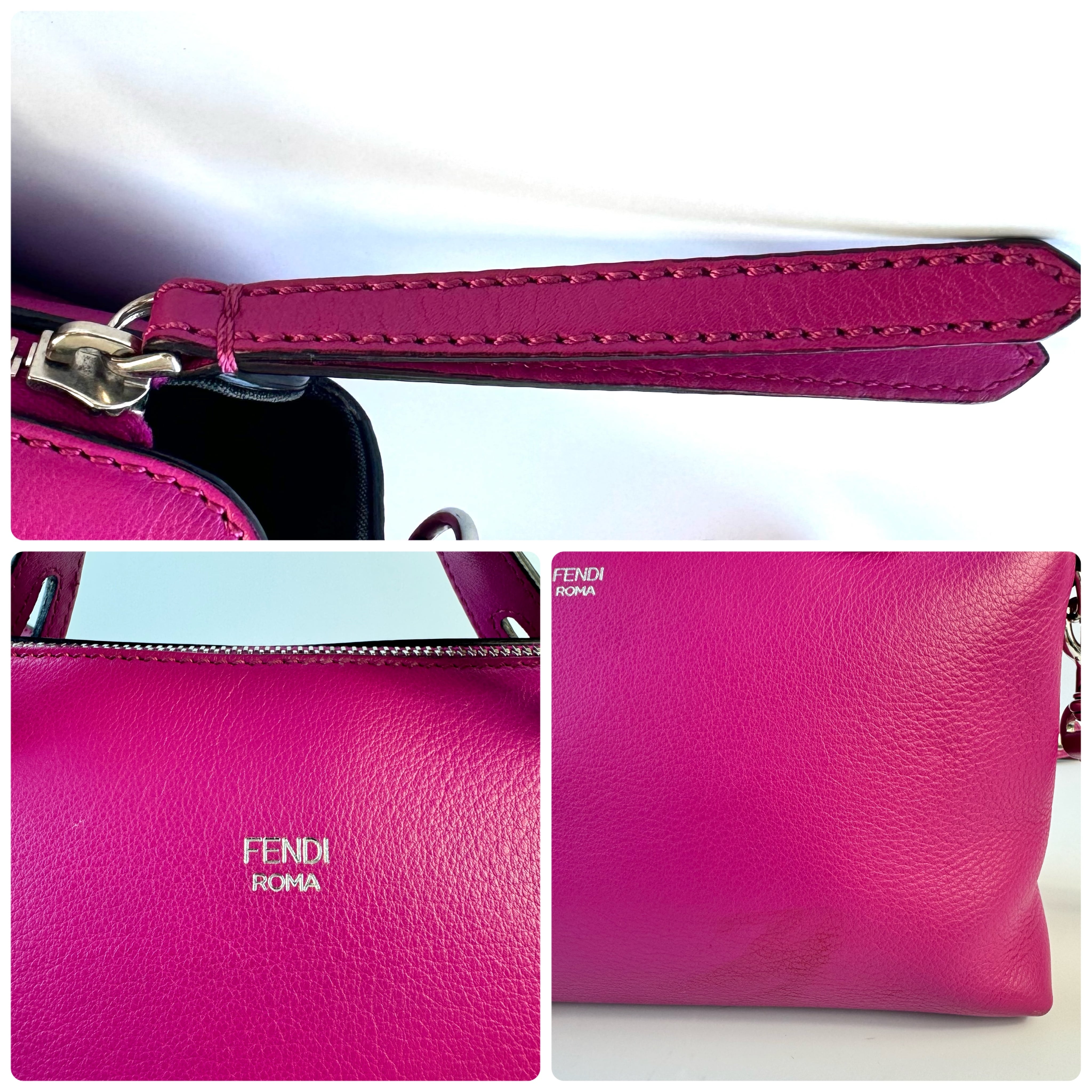 【美品】フェンディ　バイザウェイ　ハンドバッグ　ミディアム　2WAY パープル