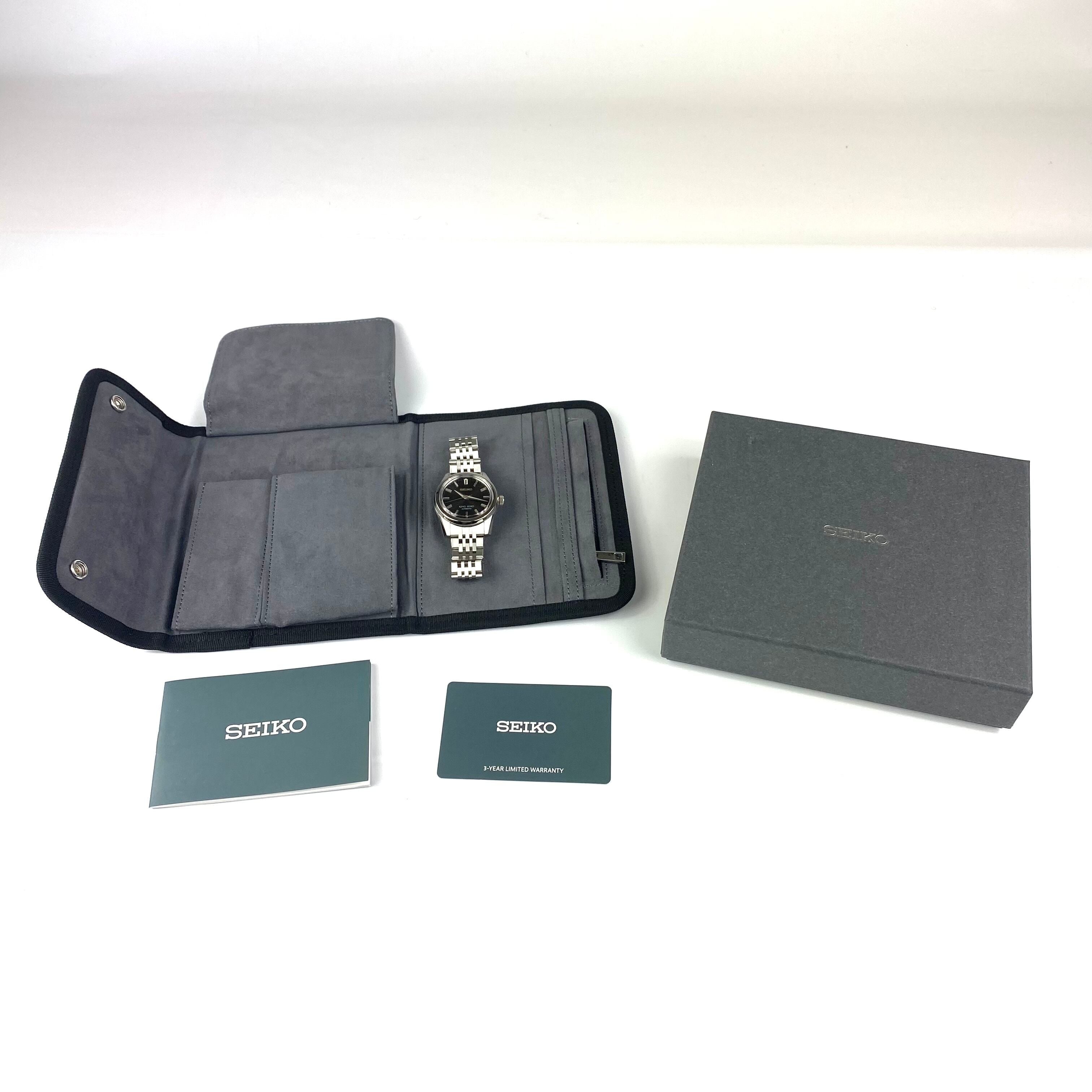 【ほぼ未使用】セイコー　SEIKO　キングセイコー　KING SEIKO　SDKS005　セイコーウォッチサロン限定　6R31-00D0　自動巻　黒