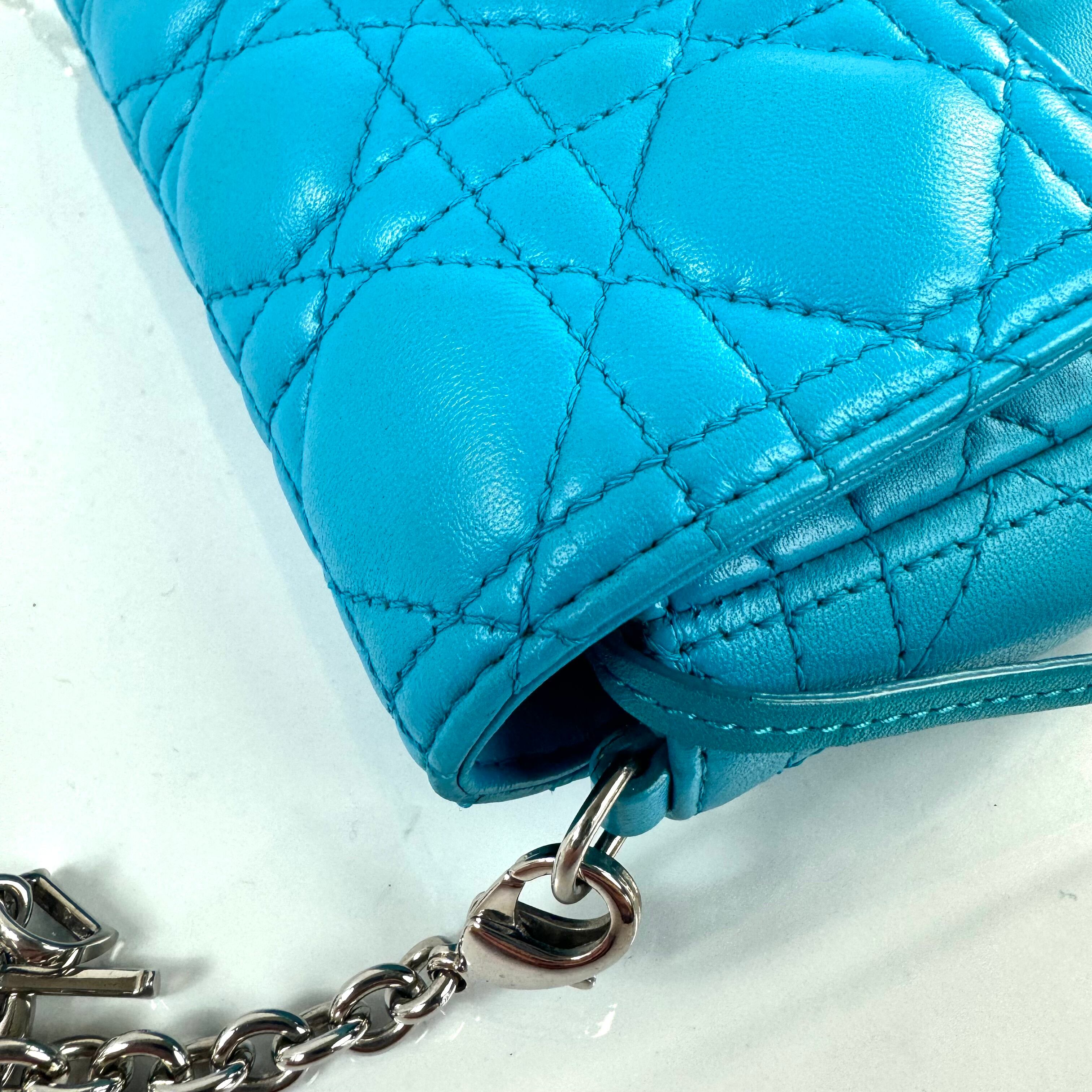 【希少】クリスチャンディオール　ミスディオール　カナージュ　チェーン　ブルー