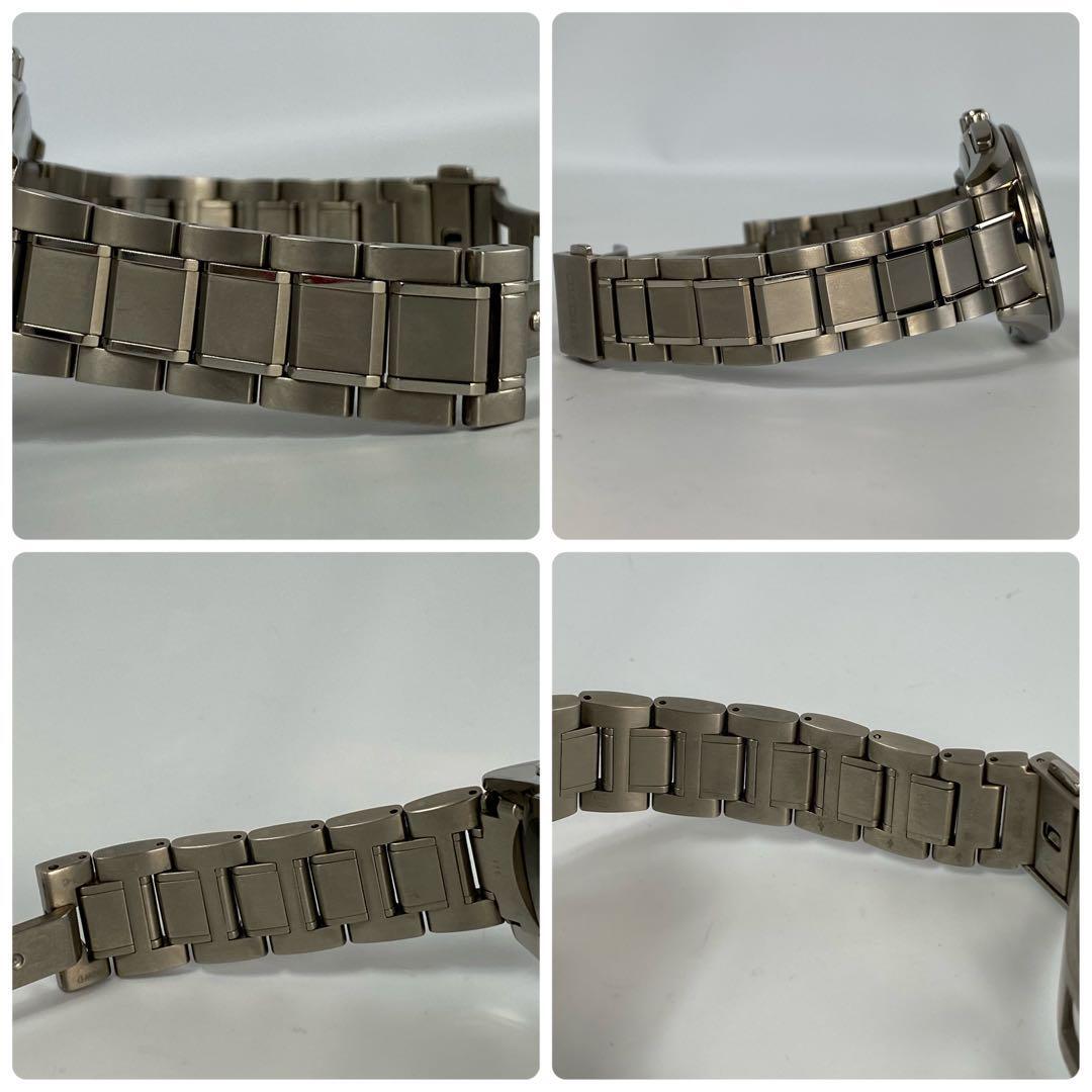 セイコー　ブライツ　SAGA285　電波ソーラー　ブルー　デイト表示