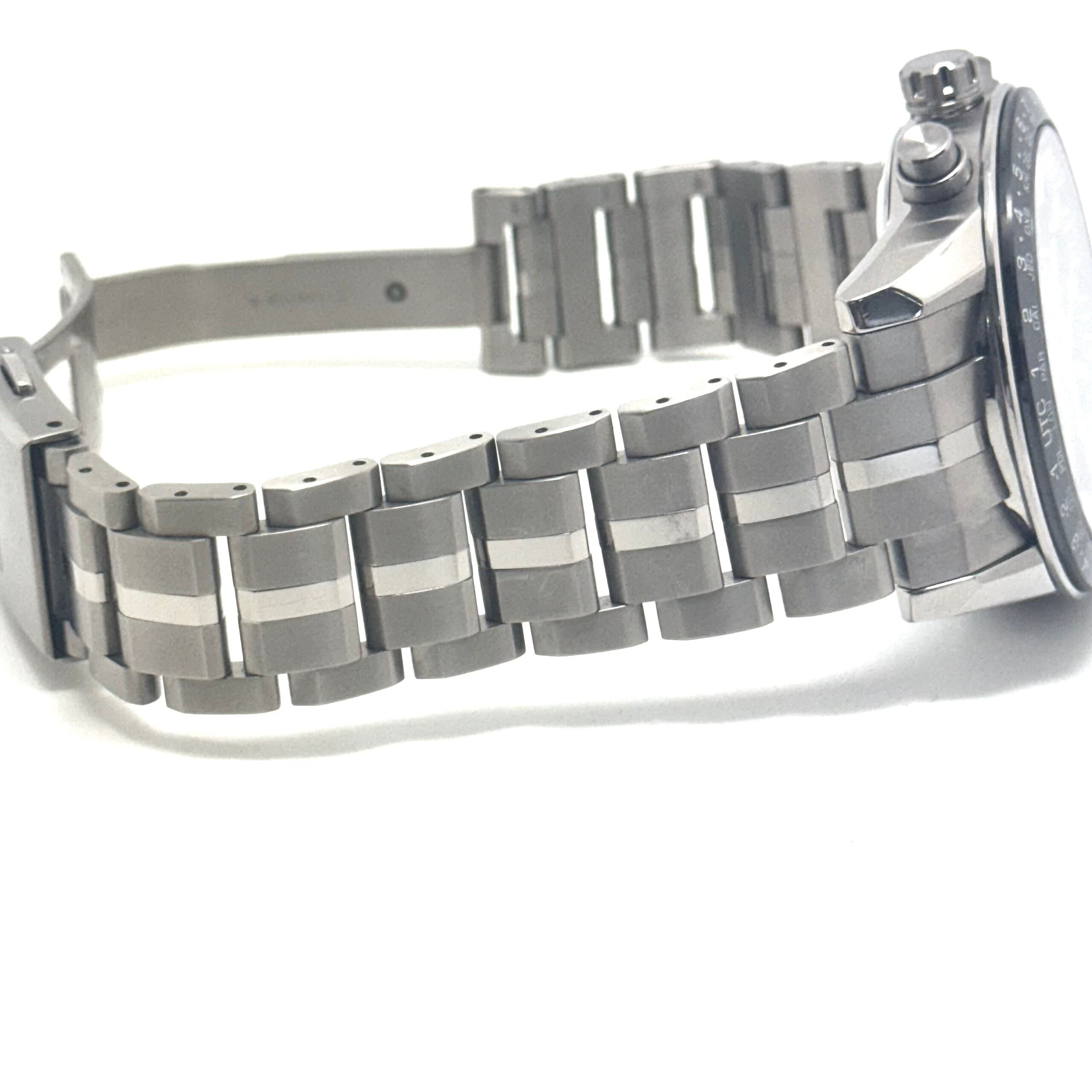 【美品】セイコー　アストロン　SBXC003　5X53-0AB0　電波ソーラー　黒　デイト表示　チタニウム　セラミック