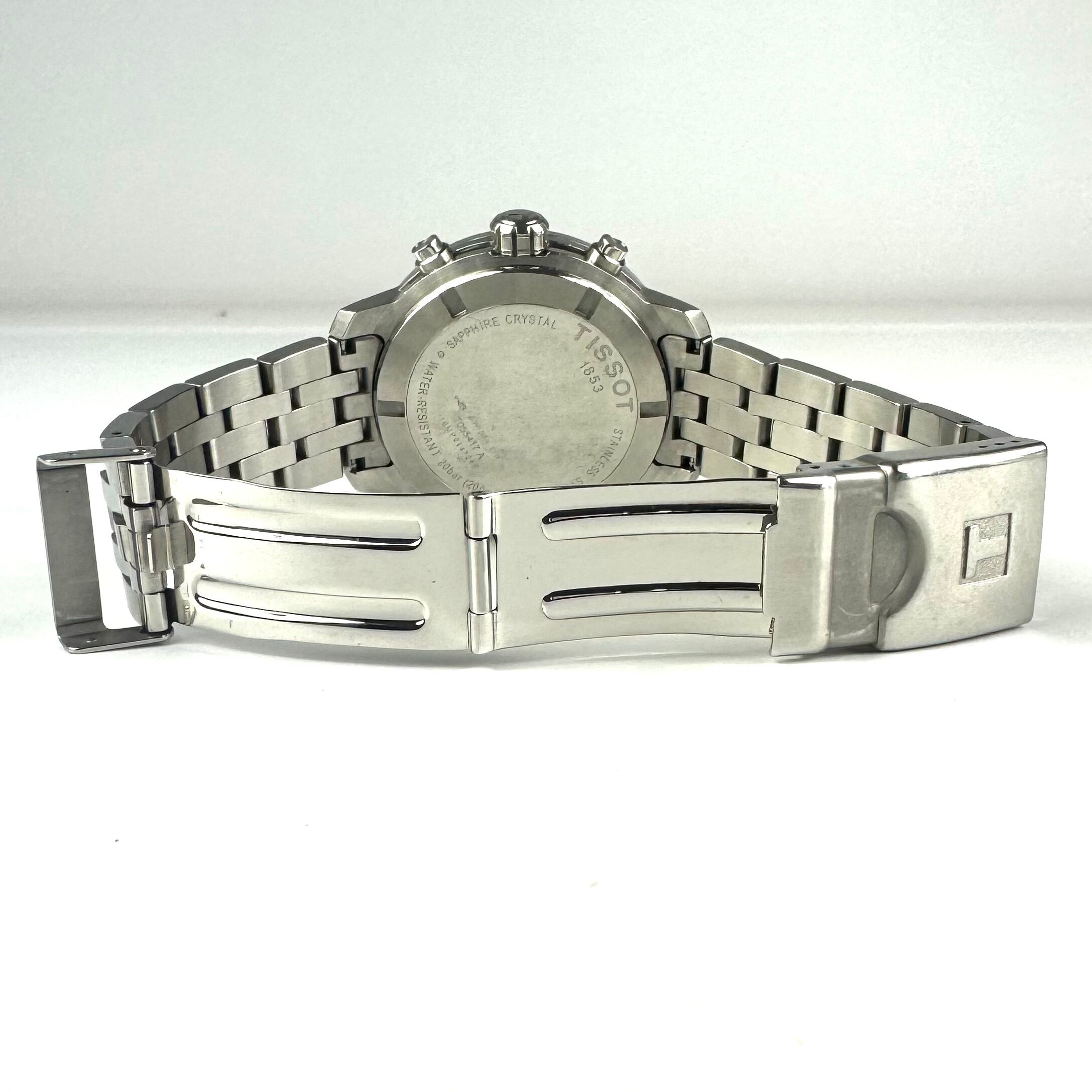 ティソ　TISSOT　T-スポーツ　PRC200　T055417A　クォーツ　クロノグラフ　デイト表示　黒