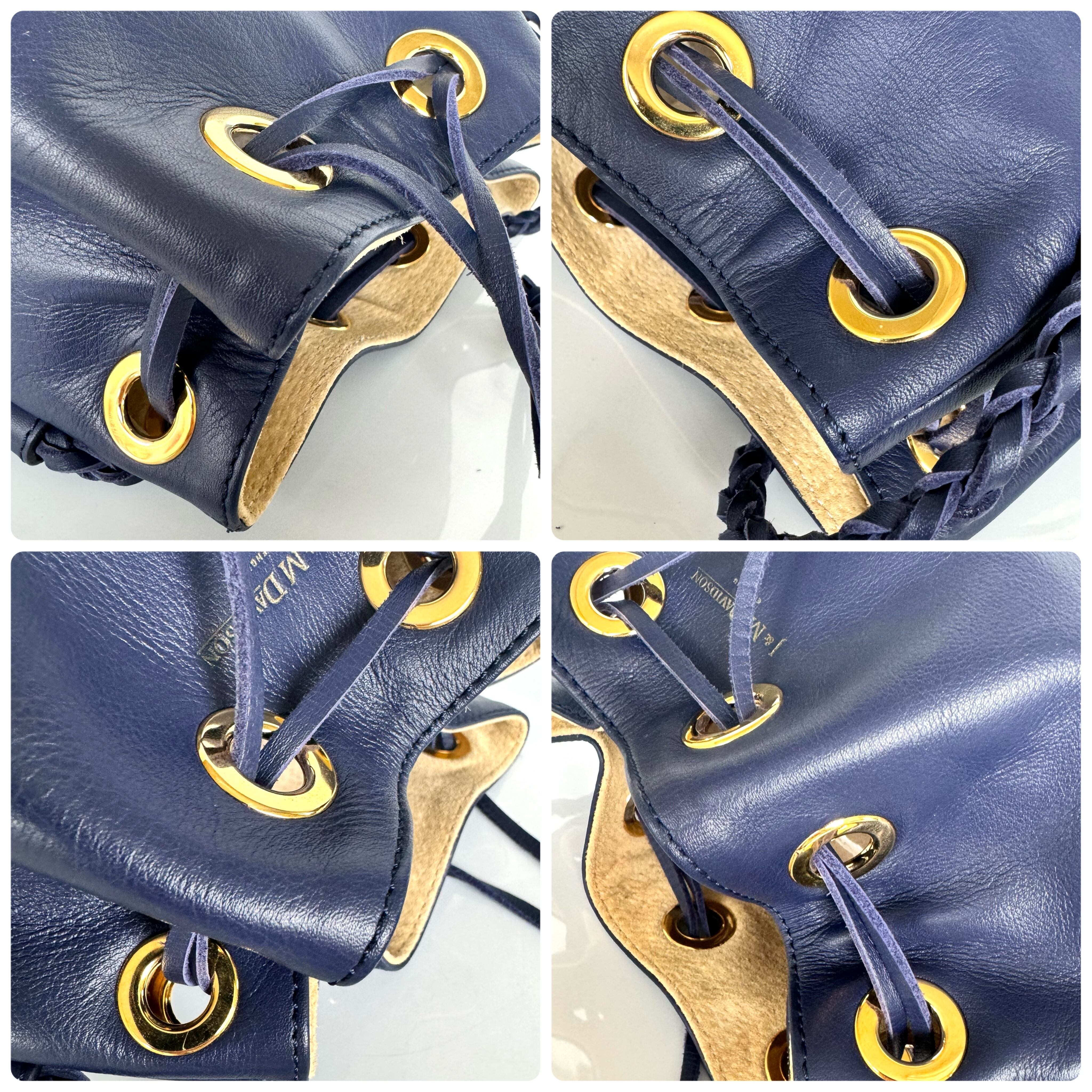 【美品】J＆M デビットソン　カーニバル　ラージ　ショルダーバッグ　レザー