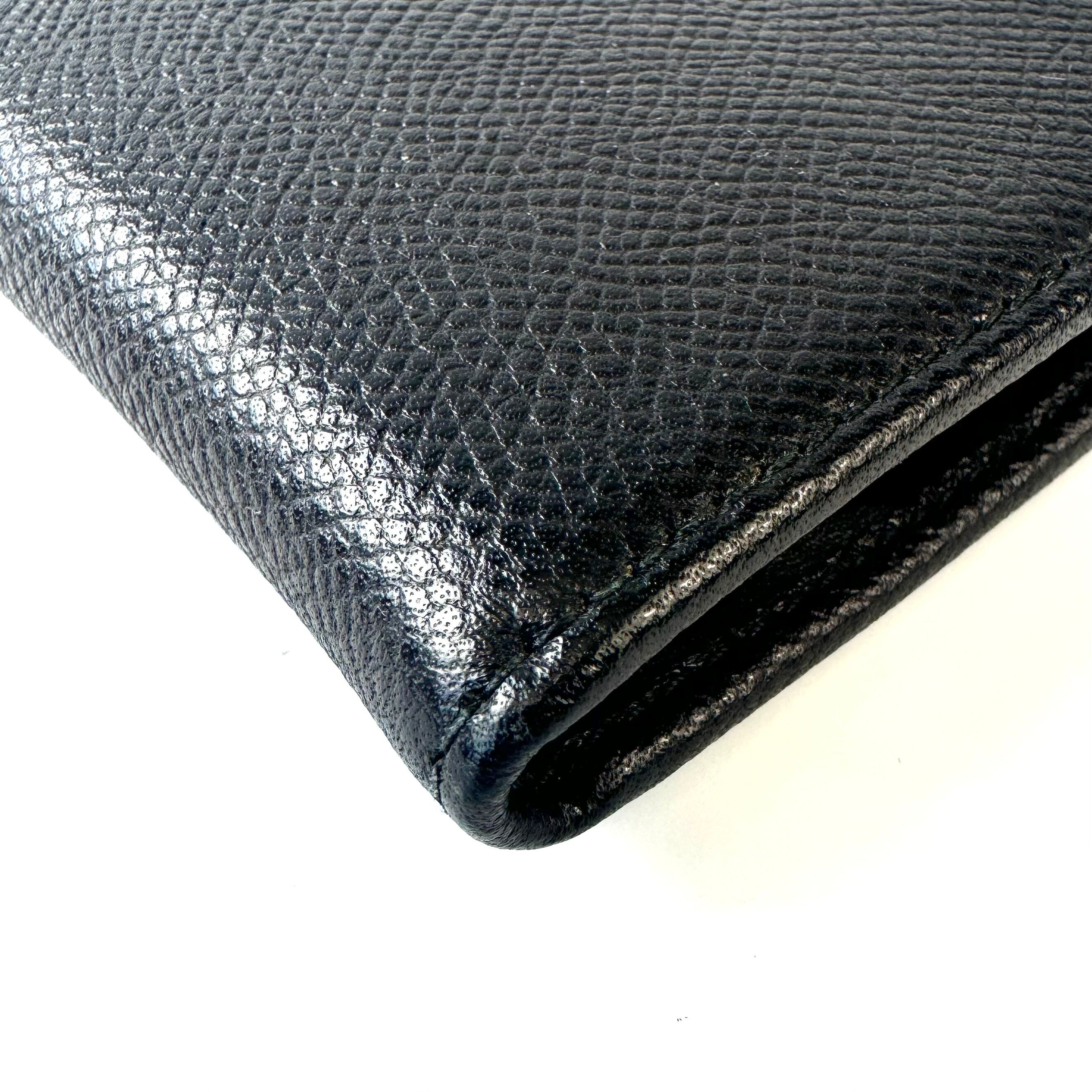 【美品】ドルチェアンドガッバーナ　コインケース　レザー　シルバー金具　黒