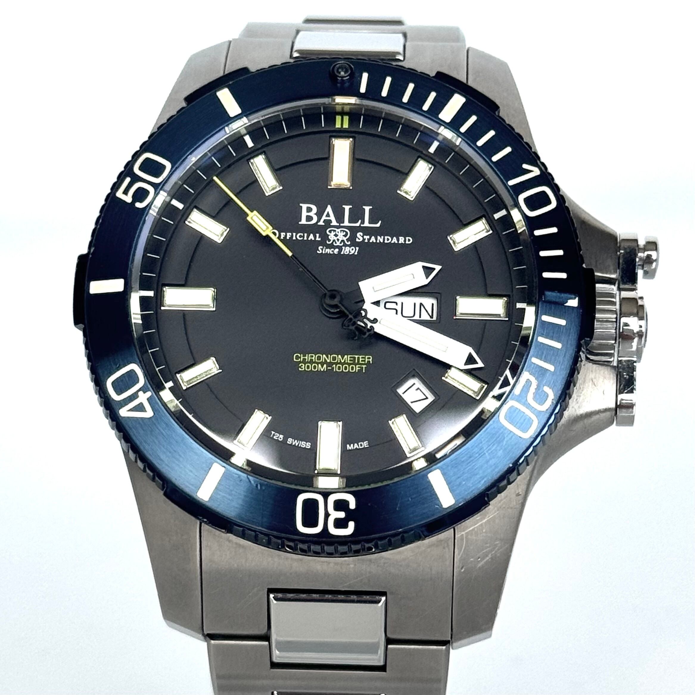 ボール　ボールウォッチ　BALL WATCH CO.　エンジニア　ハイドロカーボン　サブマリン　ウォーフェア　 DM2276A-S3CJ-BK　自動巻　黒　デイデイト