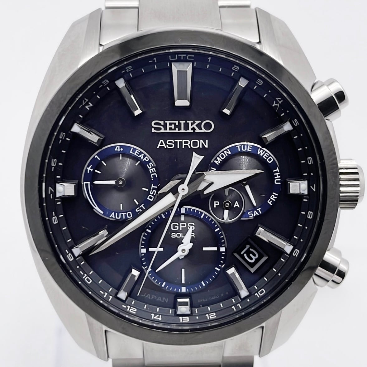 【美品】セイコー　アストロン　SBXC053　5X53-0AJ0　電波ソーラー　GPS　黒　ステンレス