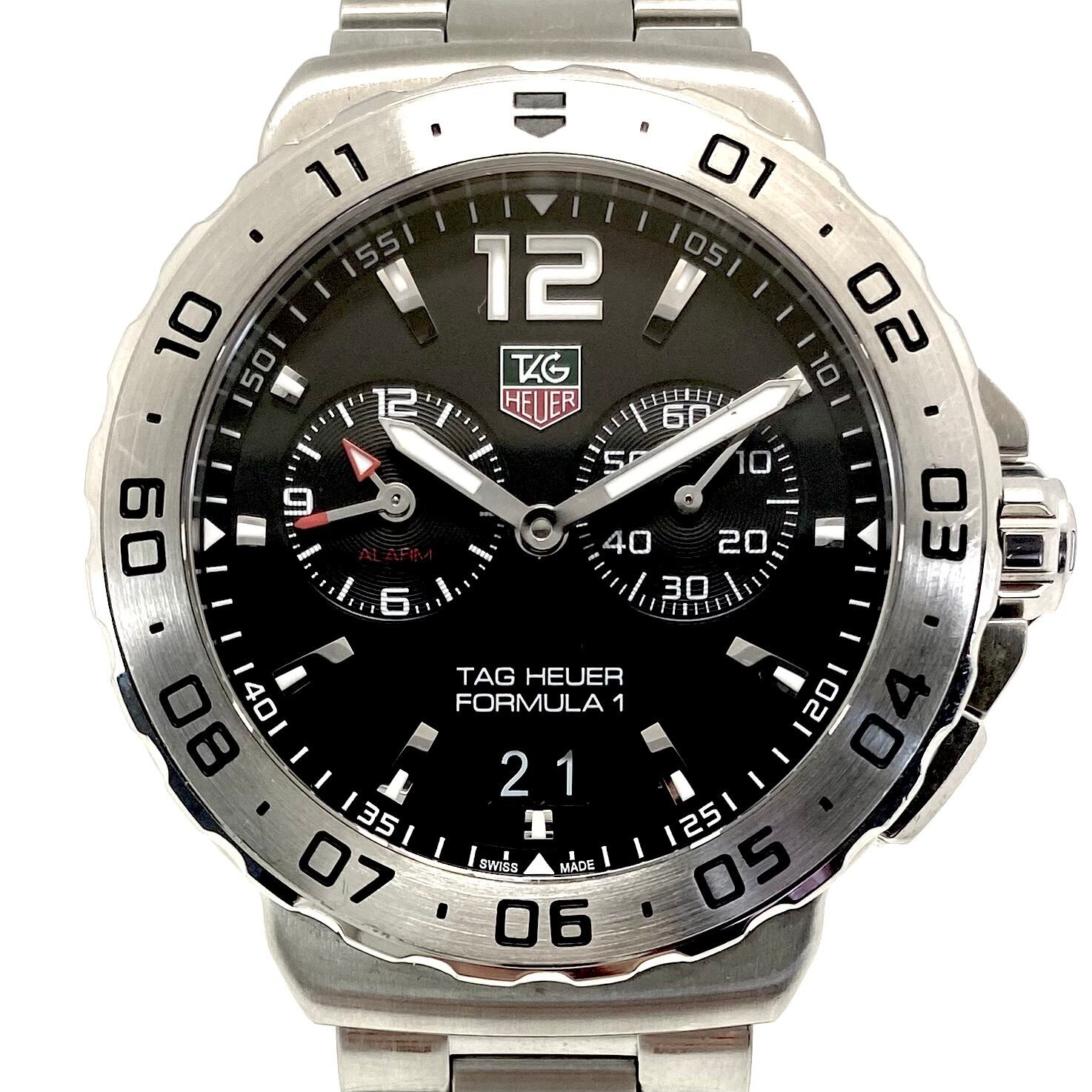 【電池交換済み】腕時計 メンズ タグホイヤー フォーミュラー1 グランドデイトアラーム WAU111A WEZ8205 ク