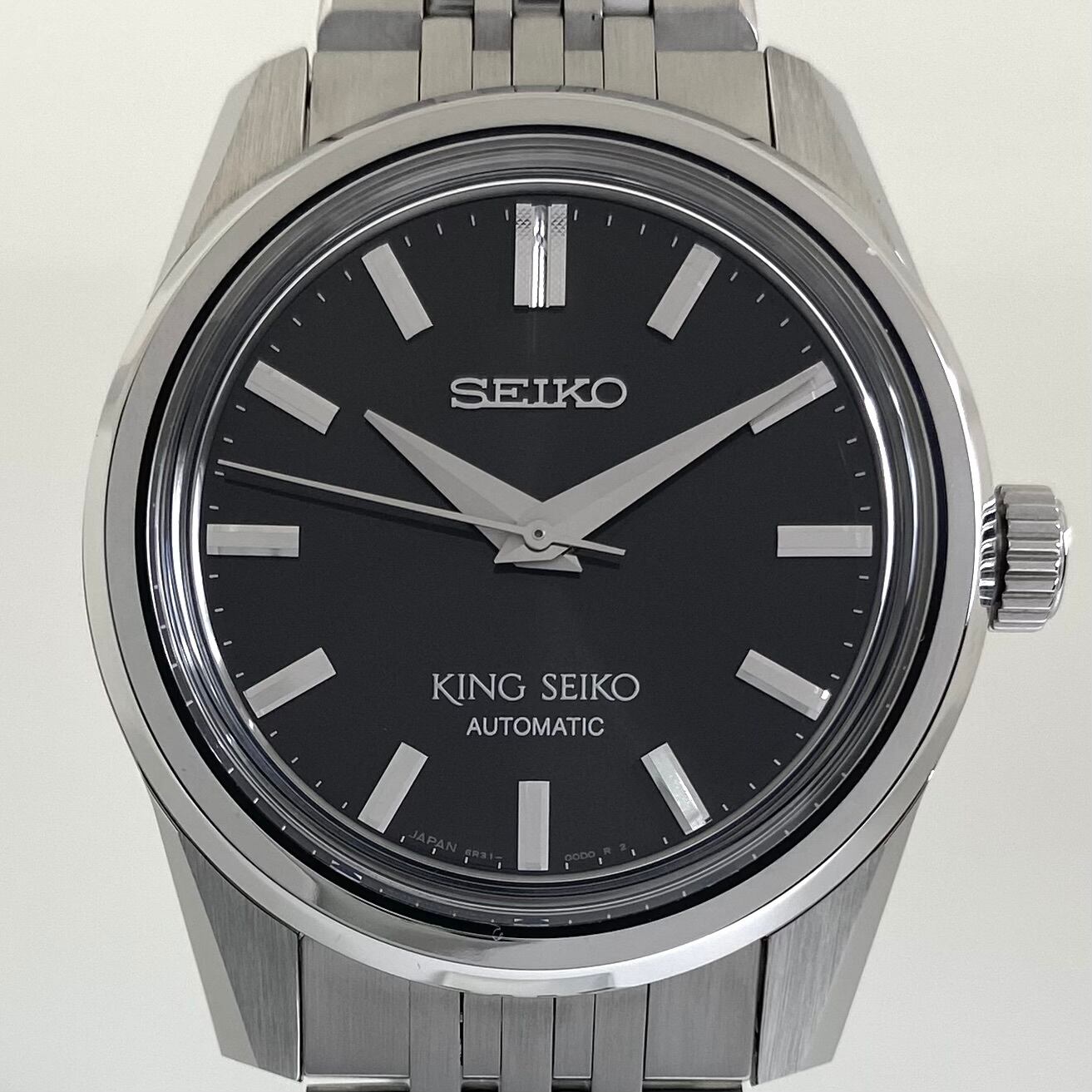【ほぼ未使用】セイコー　SEIKO　キングセイコー　KING SEIKO　SDKS005　セイコーウォッチサロン限定　6R31-00D0　自動巻　黒