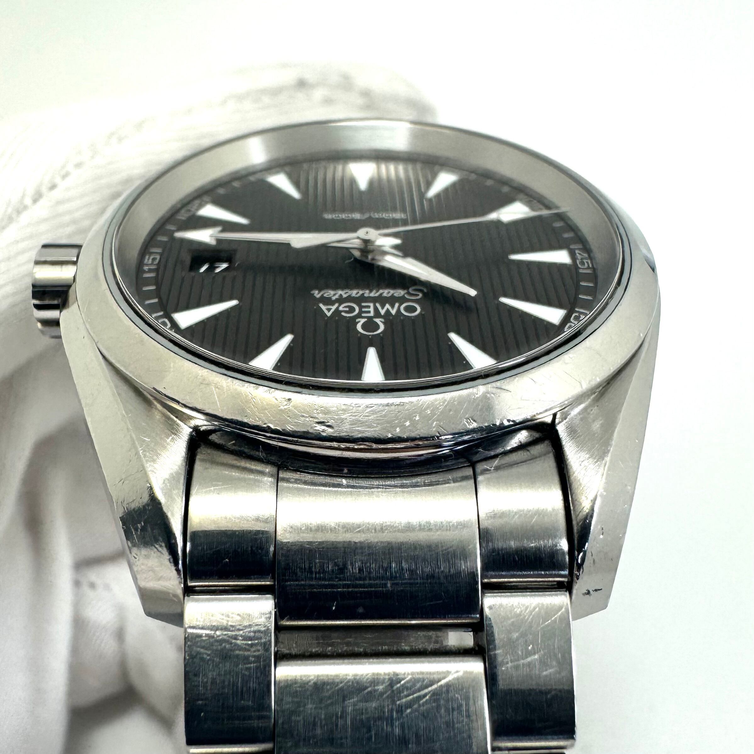 腕時計 メンズ オメガ OMEGA シーマスター アクアテラ 231.10.39.60.06.001 グレー デイト表示 クォーツ 150m防水