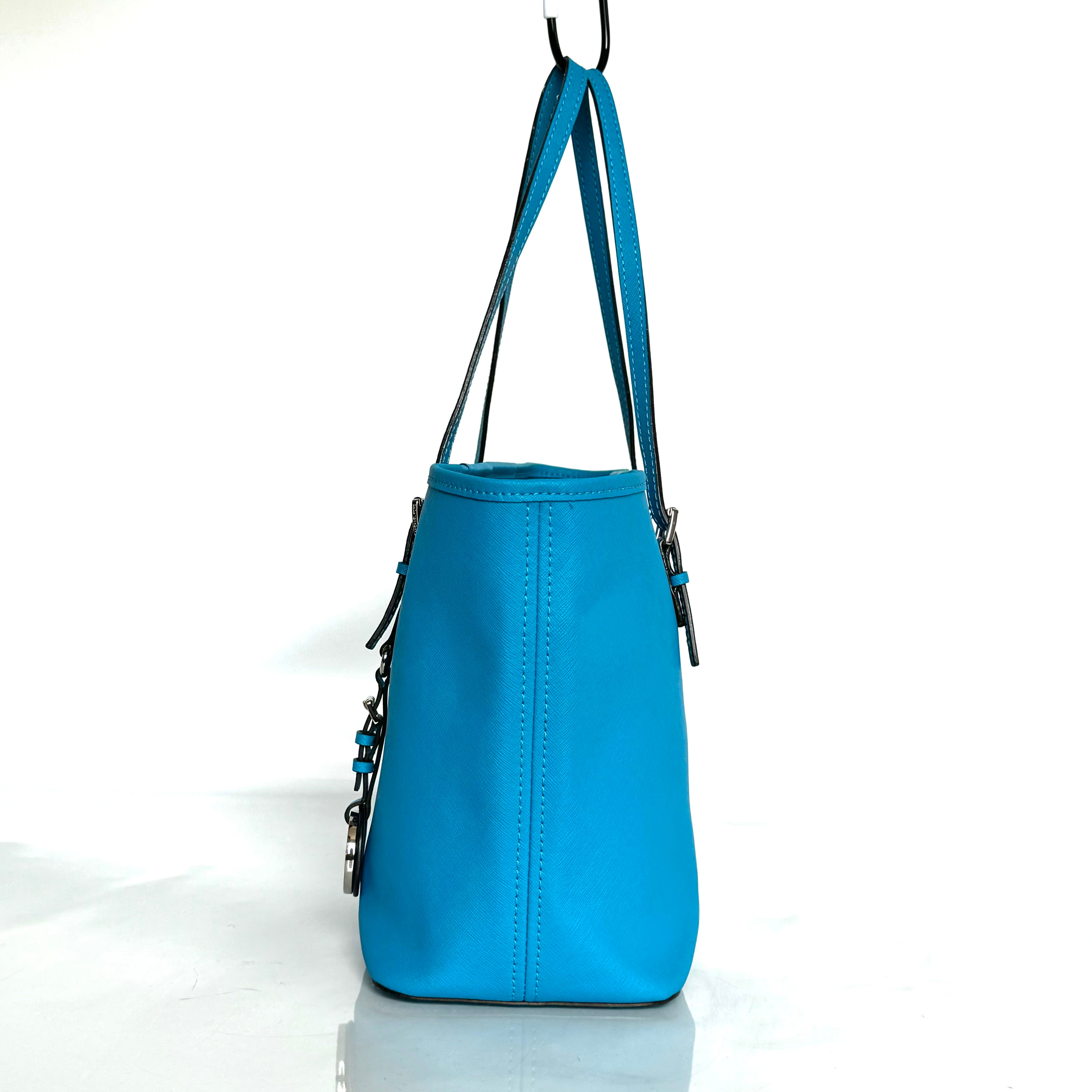 マイケルコース　トートバッグ　ターコイズ