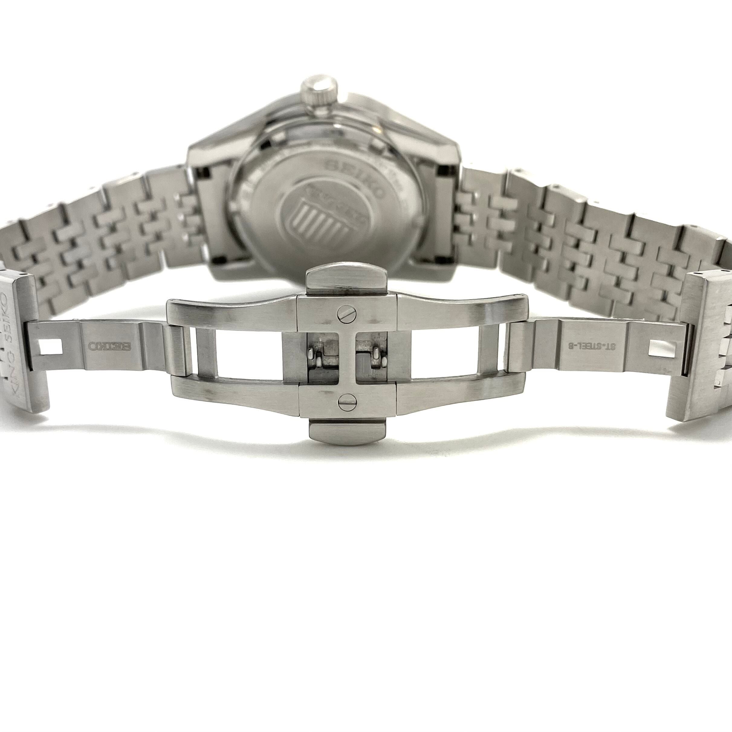 【美品】腕時計 セイコー SEIKO キングセイコー KING SEIKO SDKS009 6R31-00D0 中古 自動巻 赤 ワインレッド 10気圧防水