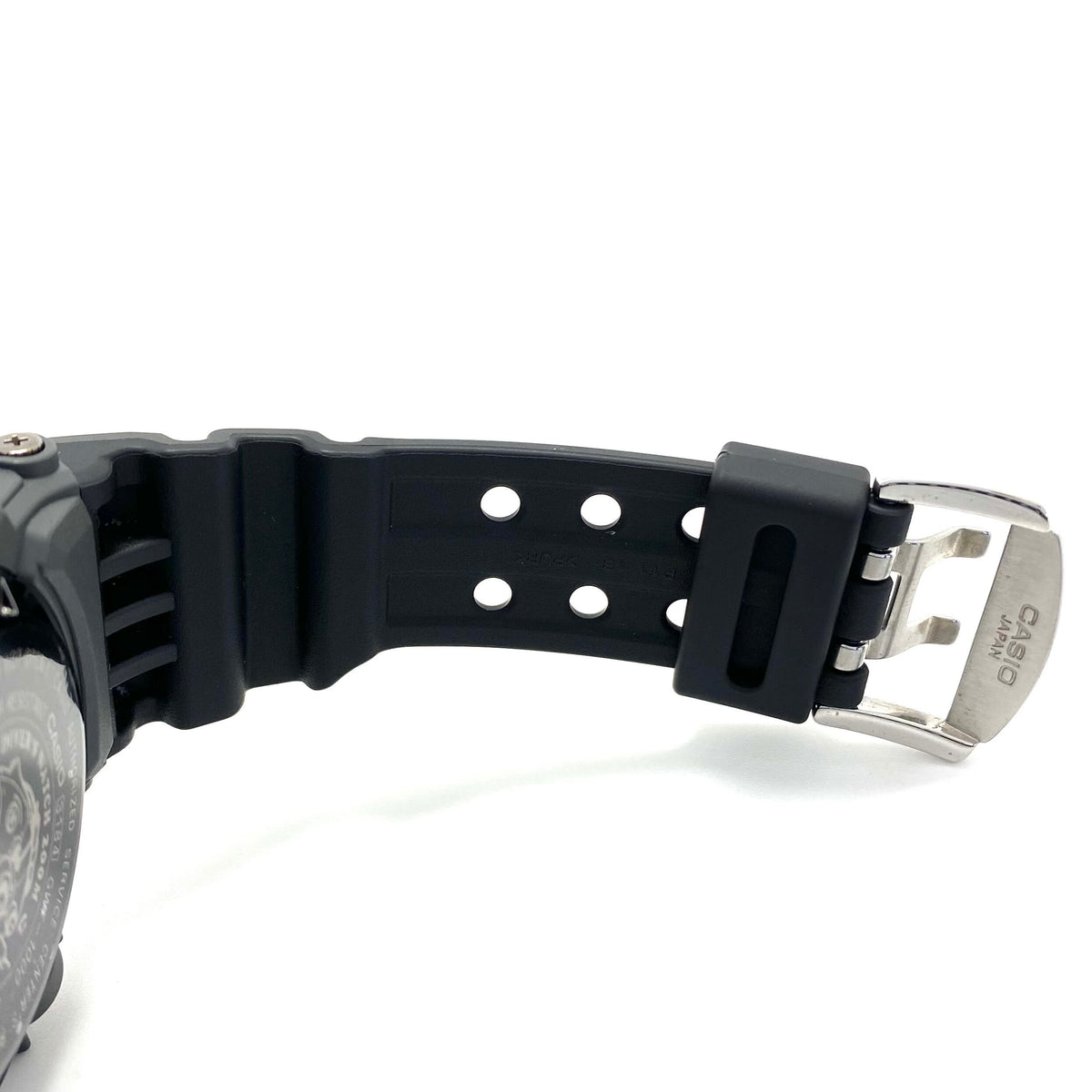 【美品】腕時計 メンズ カシオ ジーショック G-SHOCK フロッグマン GWF-A1000-1JF ダイビング タイドグラフ 200m潜水防水 黒 電波ソーラー デジタル 樹脂ベルト