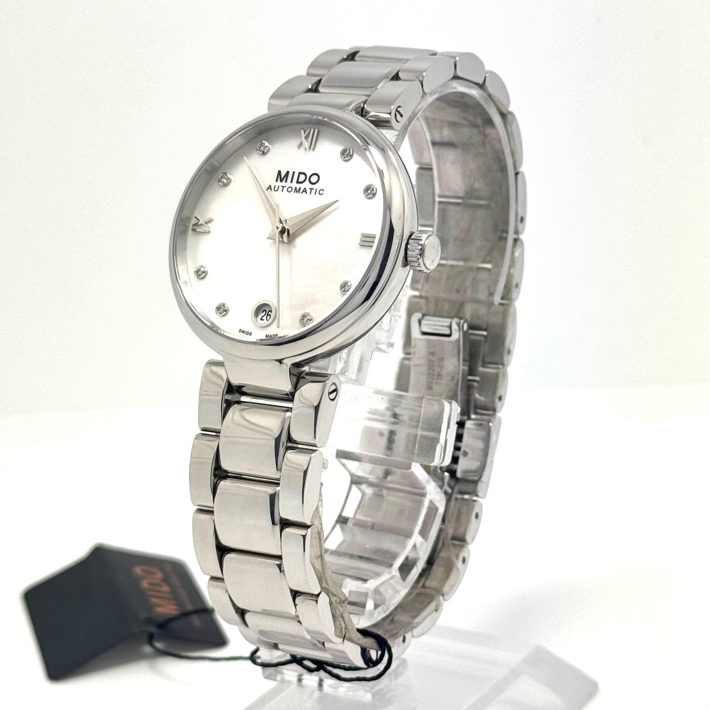 【未使用】ミドー　MIDO　バロンチェッリ　ドンナ　M022.207.11.116.10　自動巻　デイト表示　裏スケ　シェル　レディース　メンズ　ユニセックス