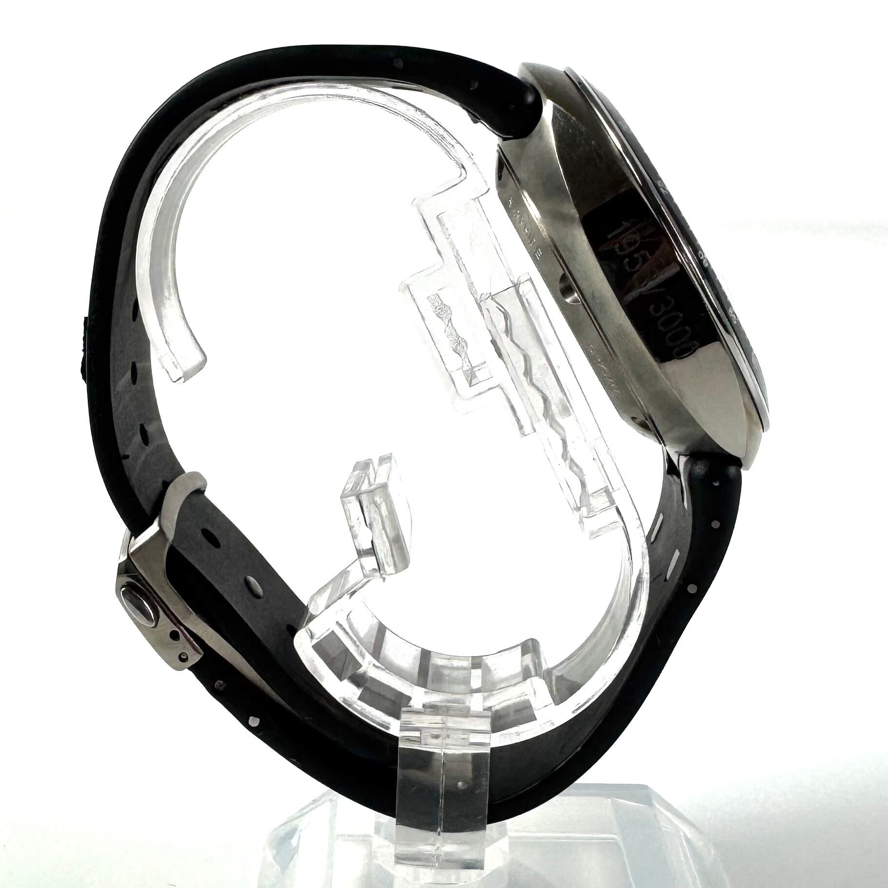 【希少】オリス　ウィリアムス　TT3　リミテッドエディション　7587　自動巻　クロノグラフ　デイト表示　裏スケ　黒　チタニウム　樹脂ベルト　世界限定3000本