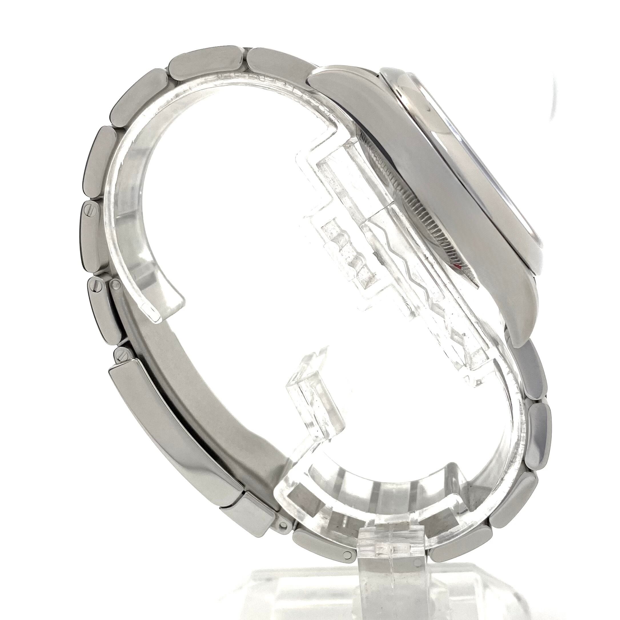 【美品】腕時計 メンズ ロレックス オイスター パーペチュアル 36 116000 自動巻 シルバー 10気圧防水 国内正規品