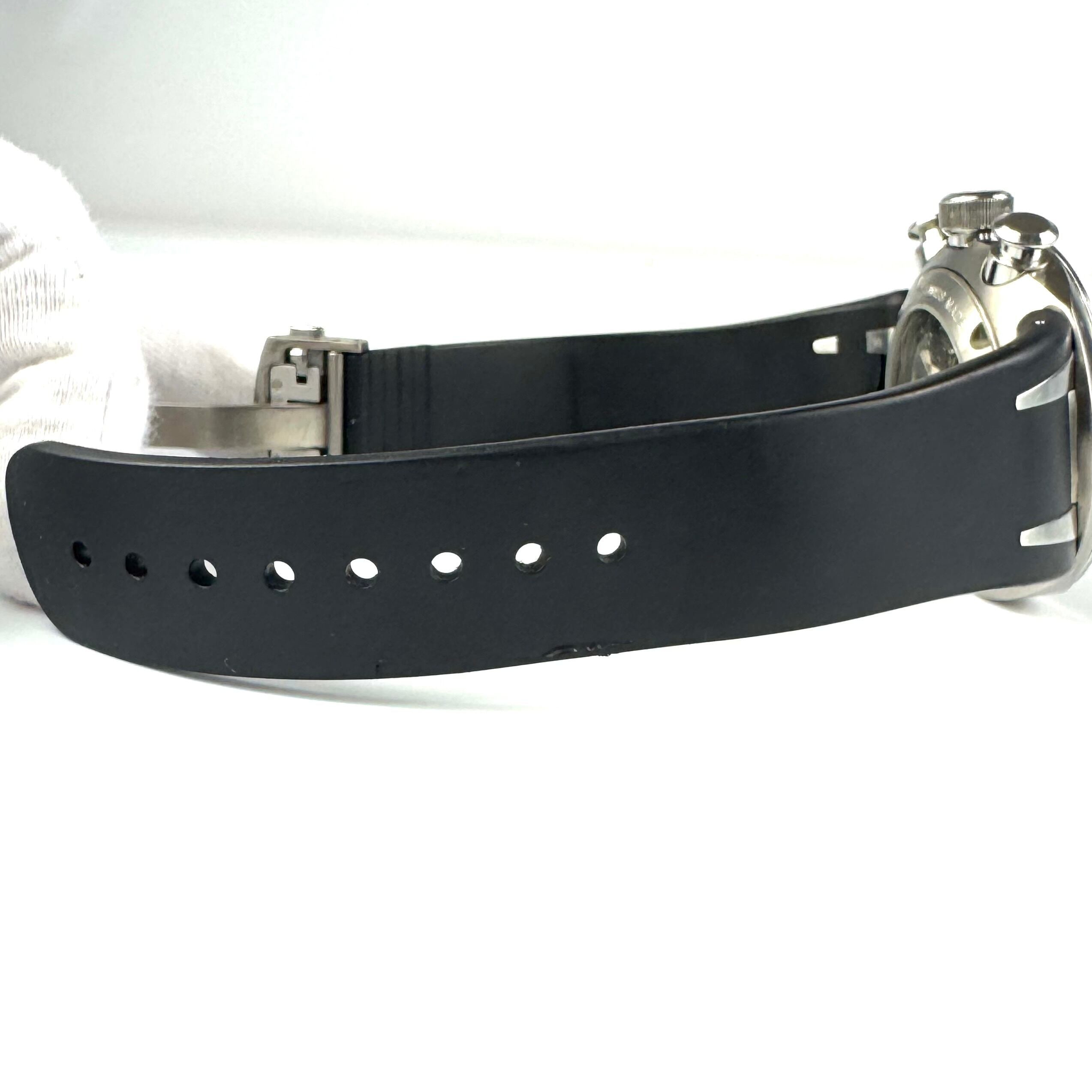 【希少】オリス　ウィリアムス　TT3　リミテッドエディション　7587　自動巻　クロノグラフ　デイト表示　裏スケ　黒　チタニウム　樹脂ベルト　世界限定3000本