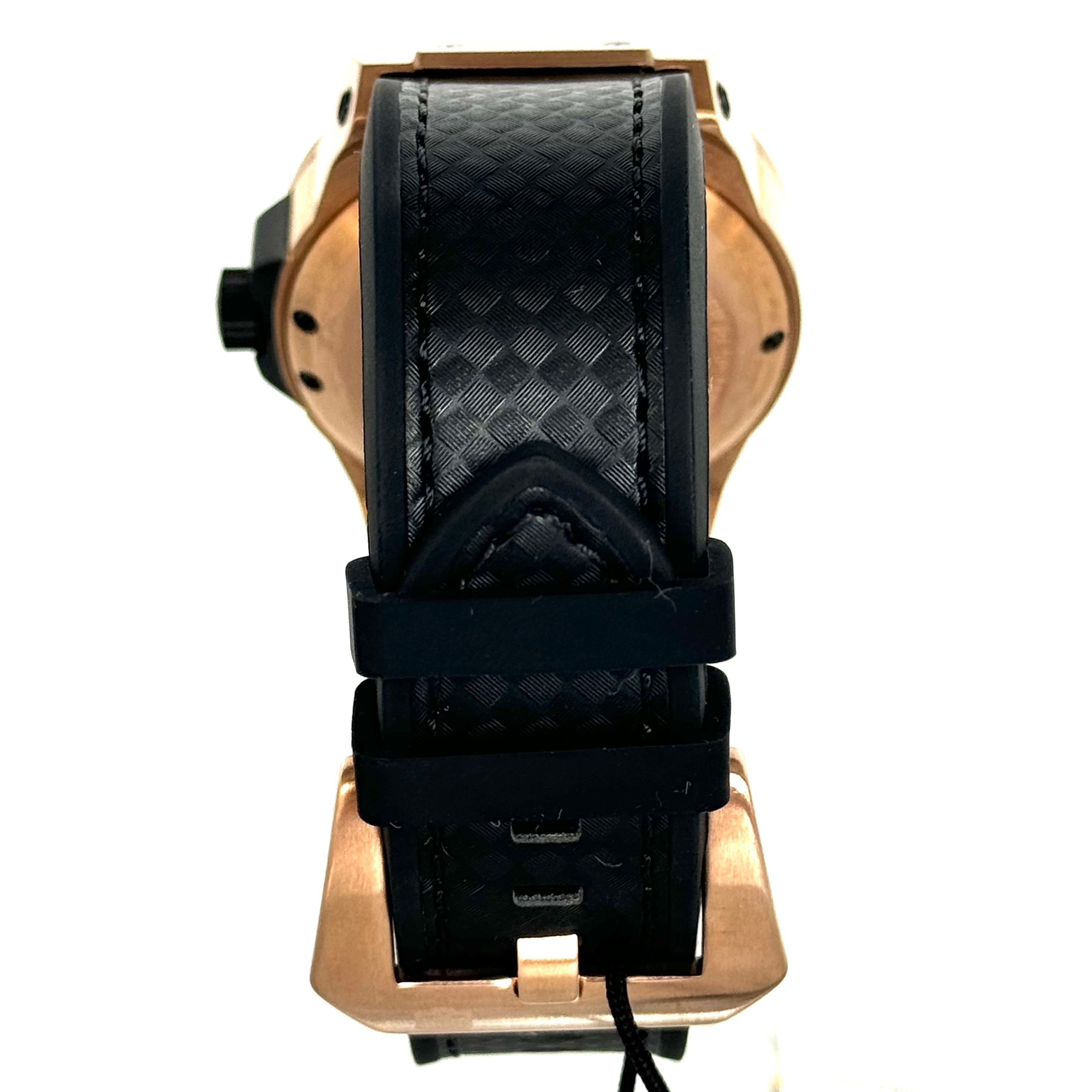 ハイドロゲン　OTTO　HW224005　自動巻　黒　ゴールド　裏スケ　デイデイト　樹脂ベルト